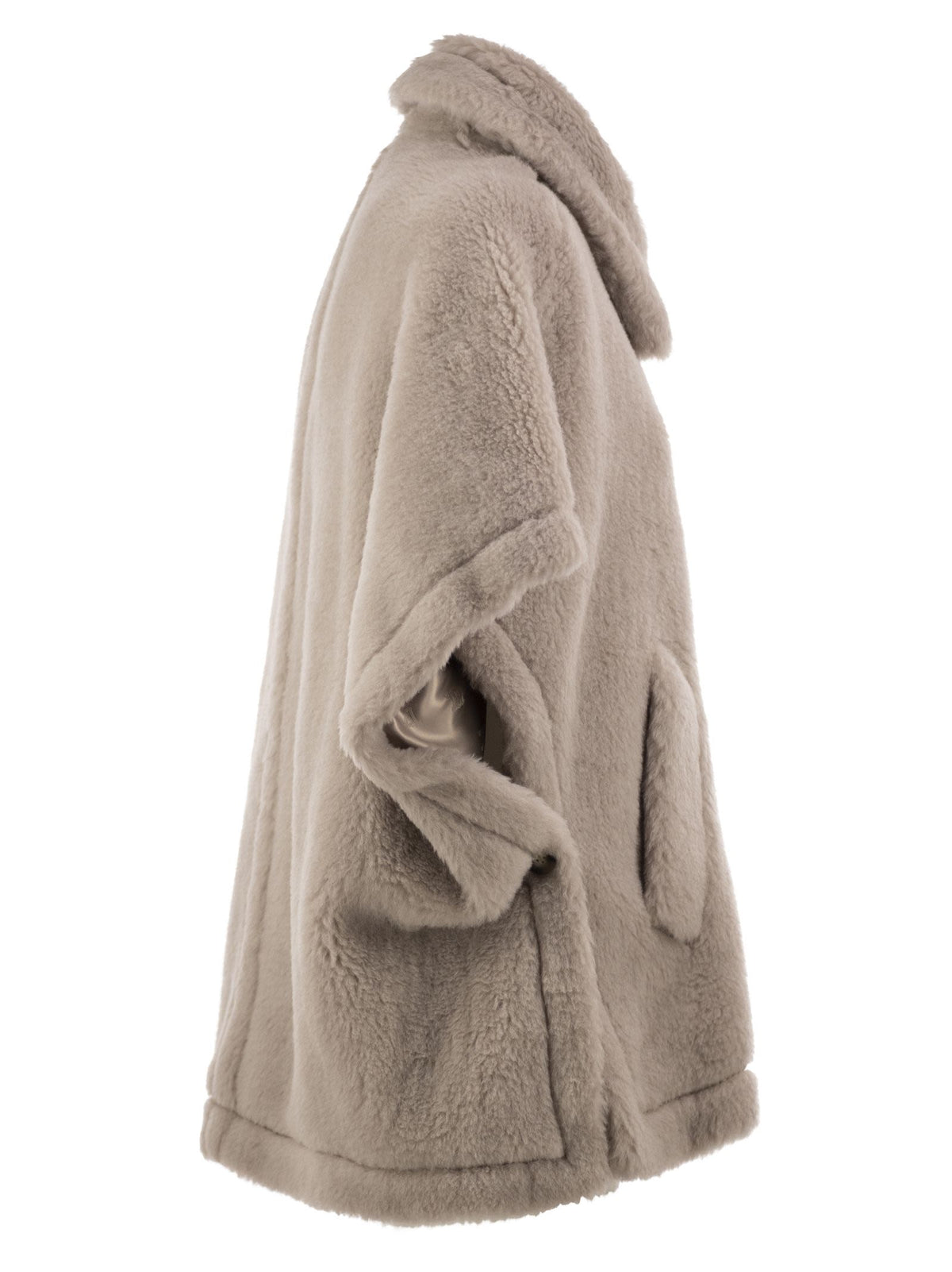 Max Mara Women Tebe1 - Teddy Fabric Cape MAX MARA