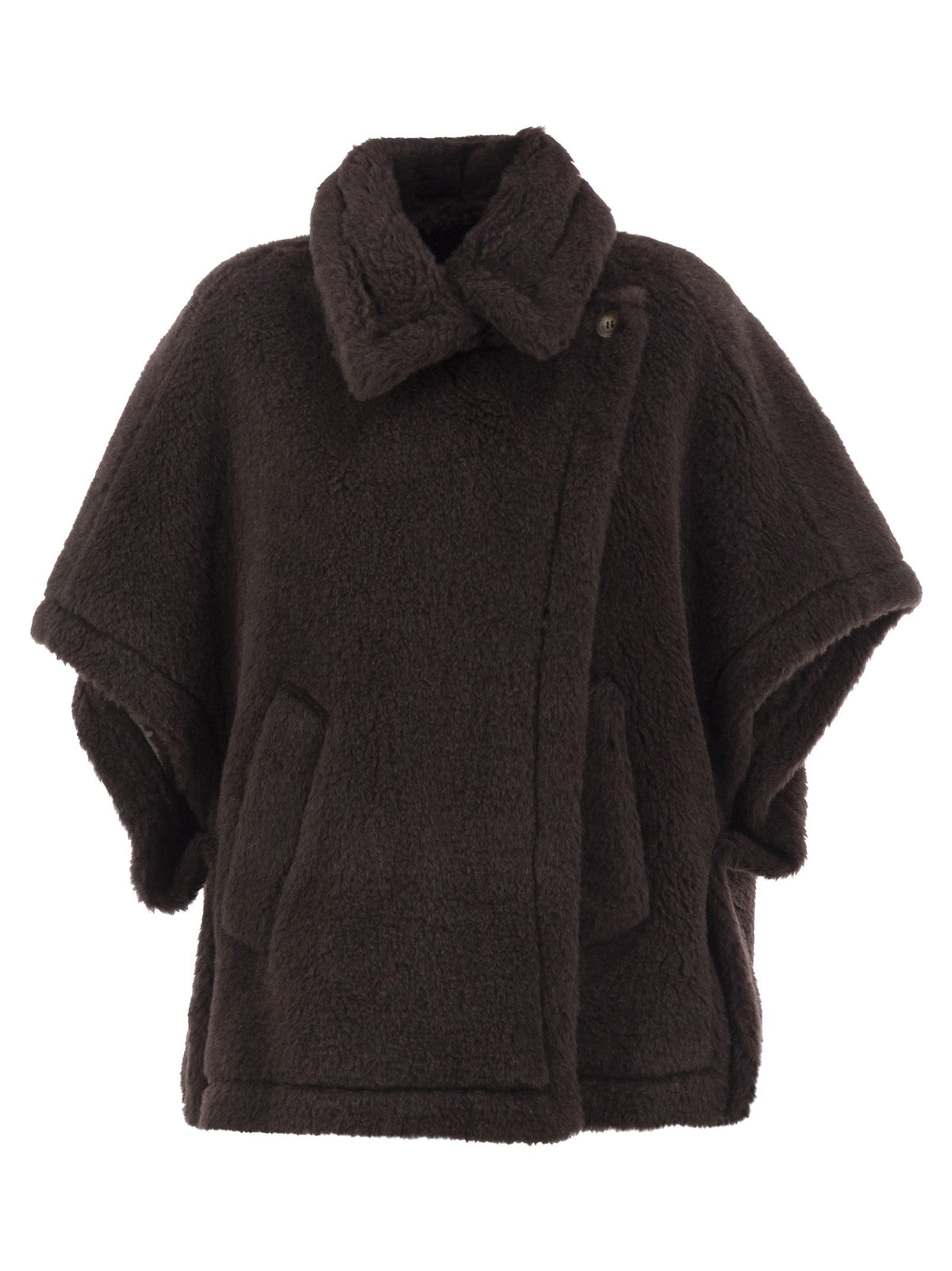Max Mara Women Tebe1 - Teddy Fabric Cape MAX MARA