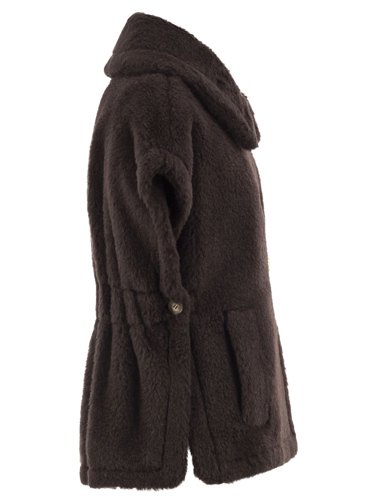 Max Mara Women Newabavo1 - Alpaca, Virgin Wool And Silk Gilet With Leather Belt MAX MARA