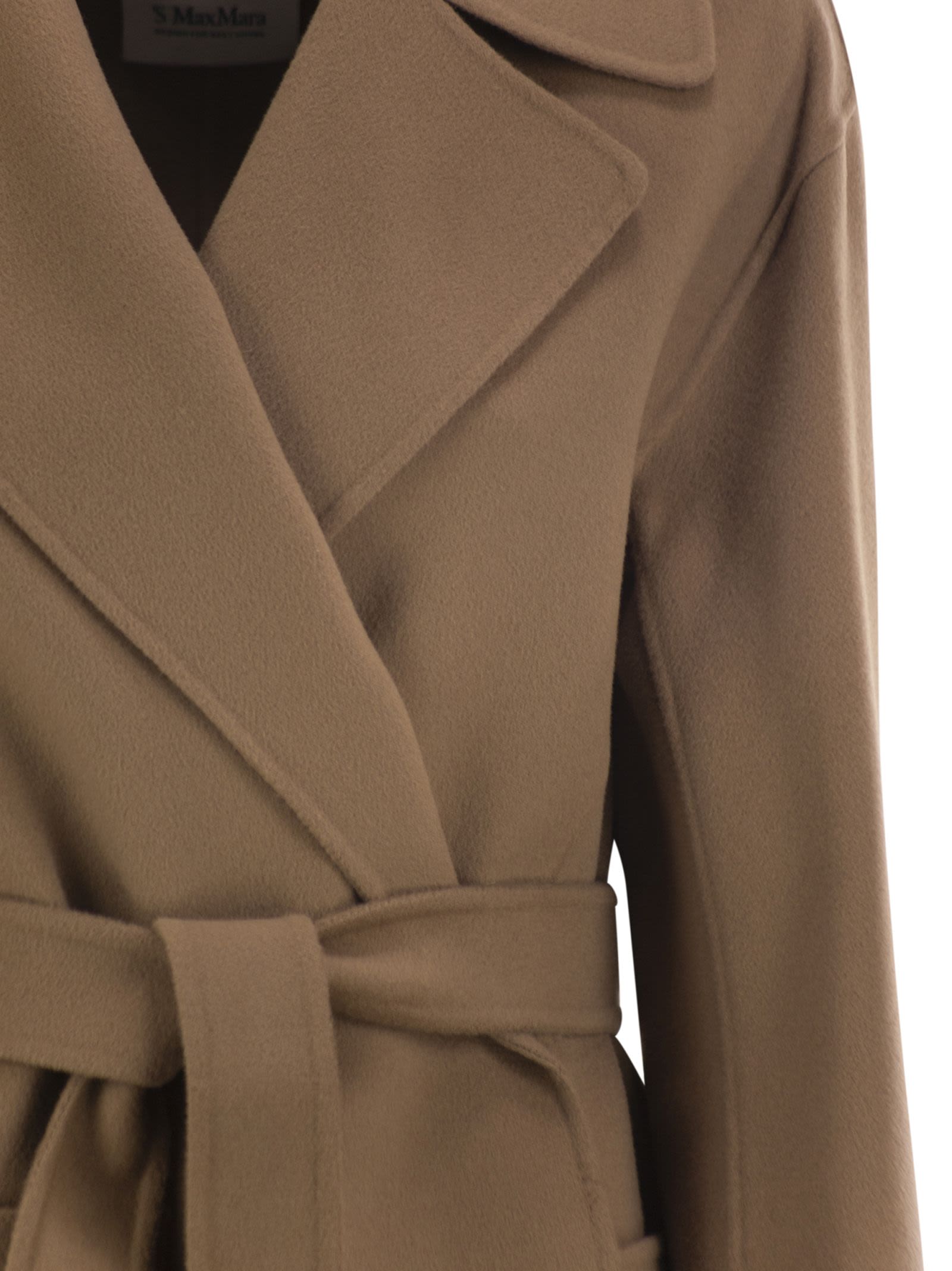 S Max Mara Women Smmvelo - Pure Virgin Wool Wrap Coat S MAX MARA