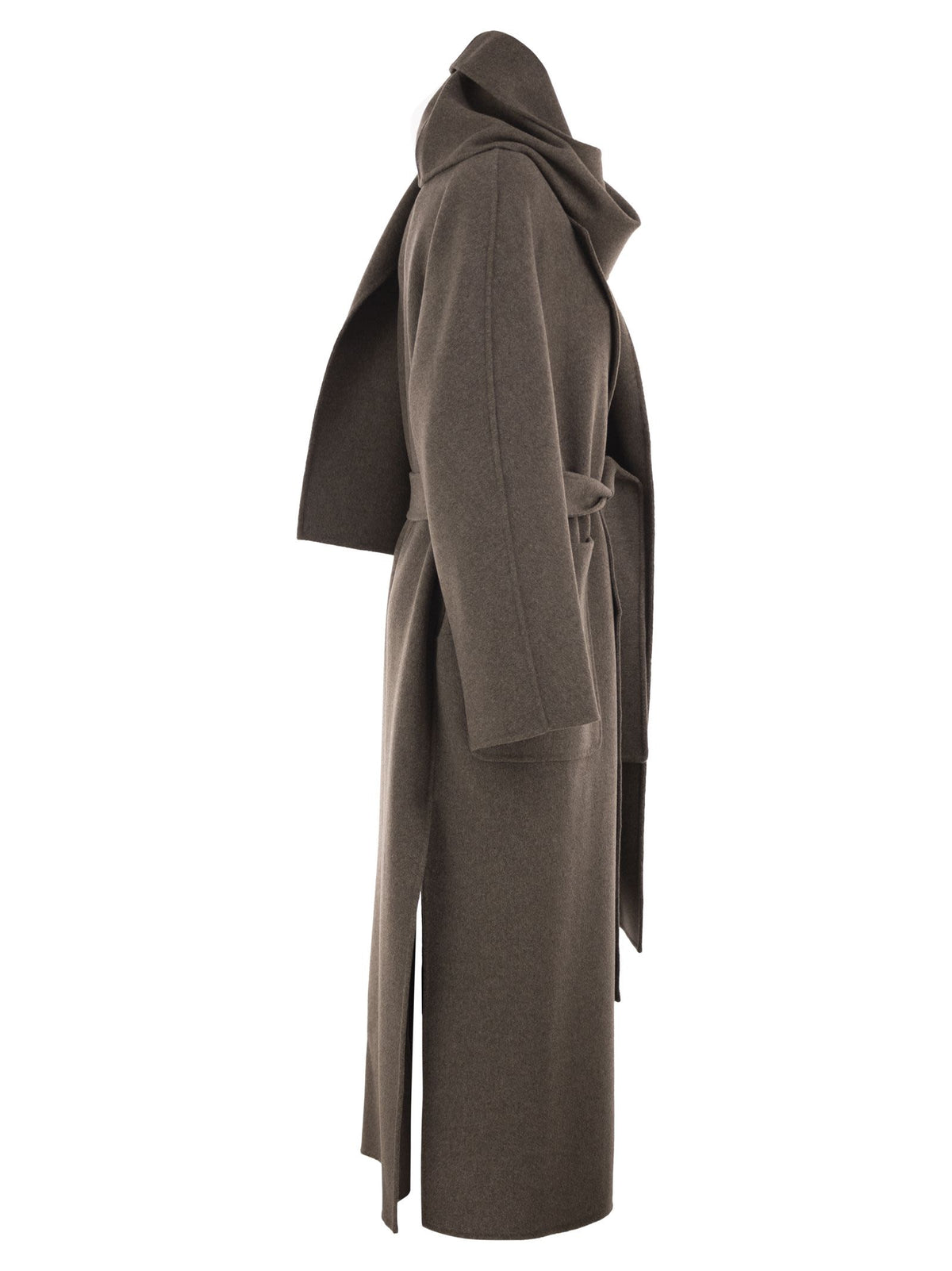 S Max Mara Women Smmpeonie - Pure Virgin Wool Coat With Integrated Scarf S MAX MARA