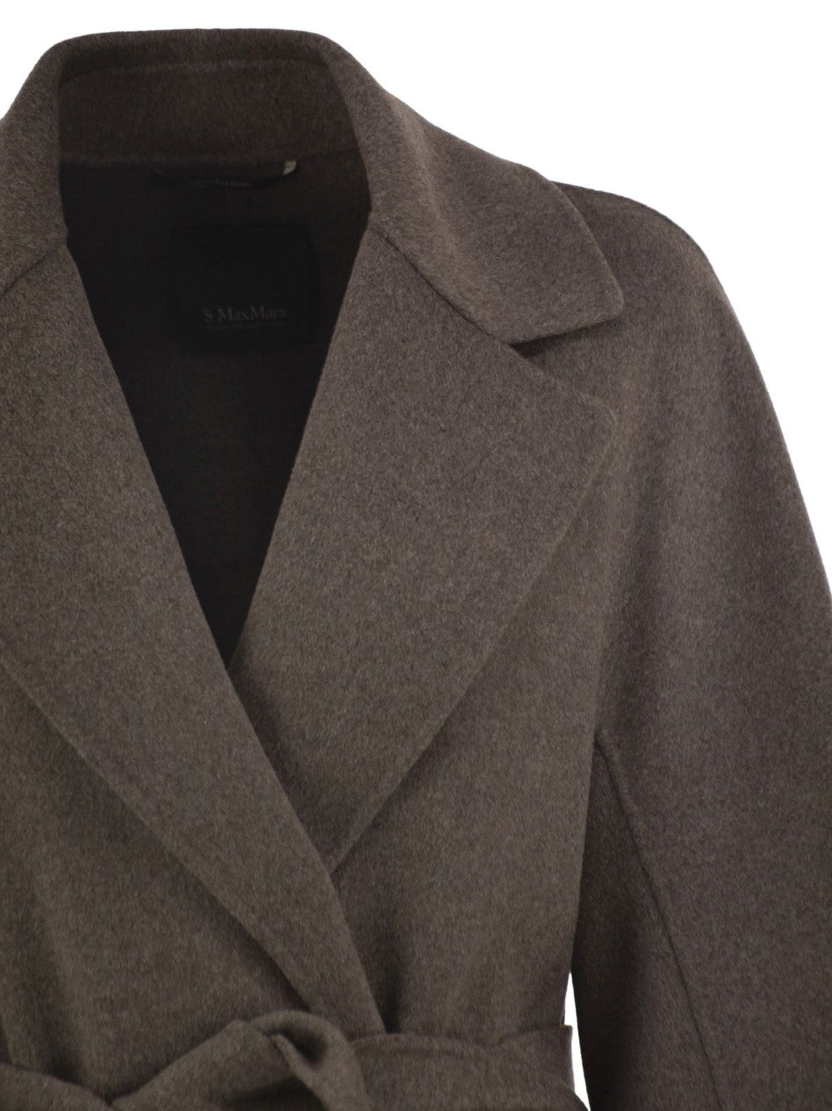 S Max Mara Women Smmpeonie - Pure Virgin Wool Coat With Integrated Scarf S MAX MARA