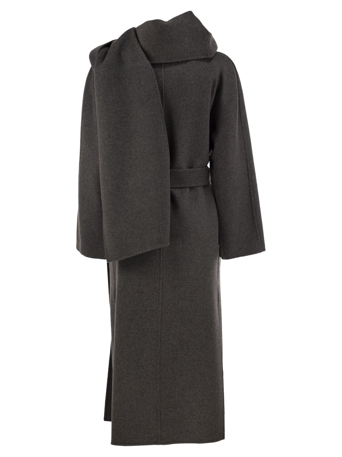 S Max Mara Women Smmpeonie - Pure Virgin Wool Coat With Integrated Scarf S MAX MARA