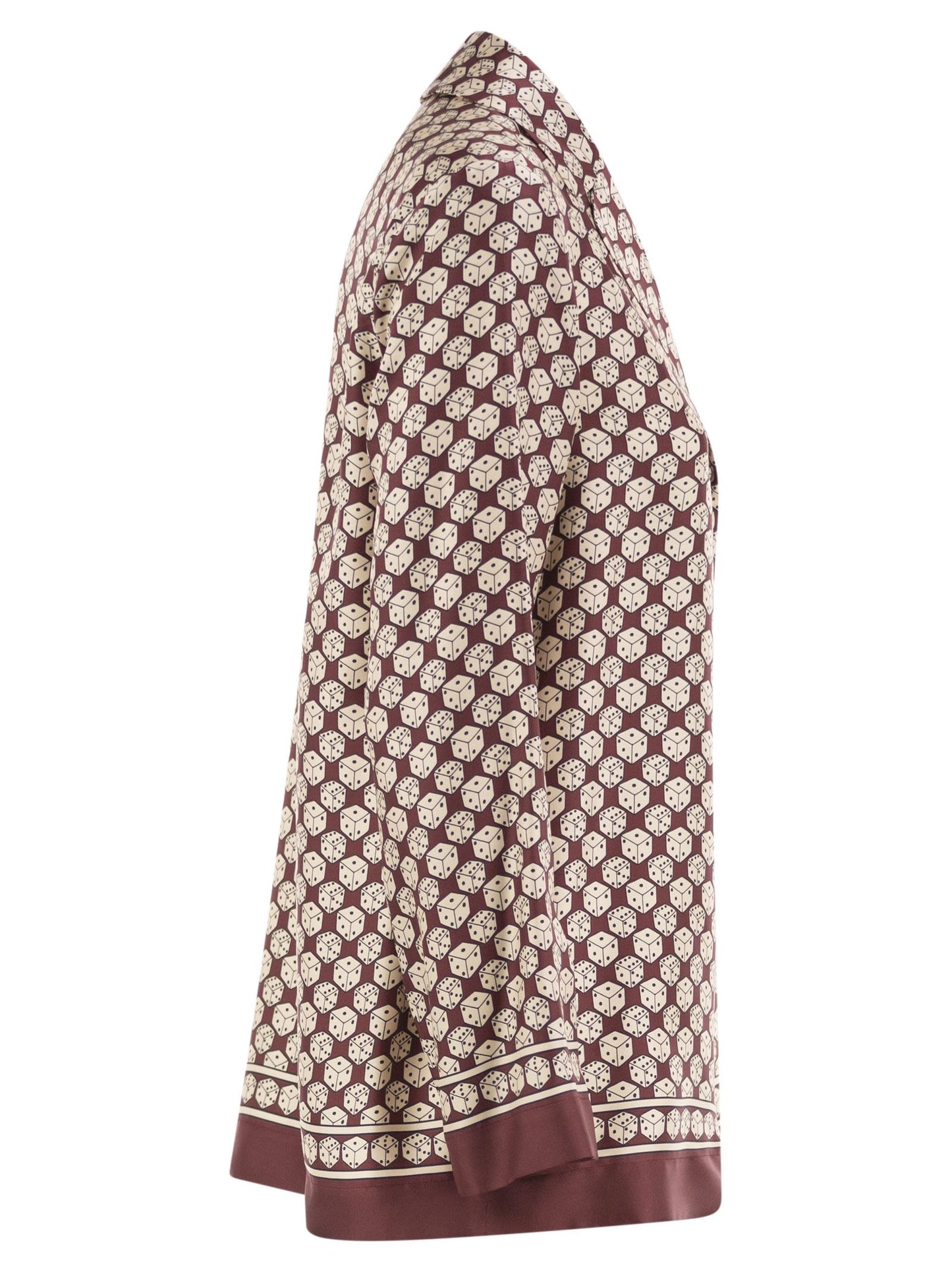 S Max Mara Women Stmmambo - Pure Silk Printed Shirt S MAX MARA