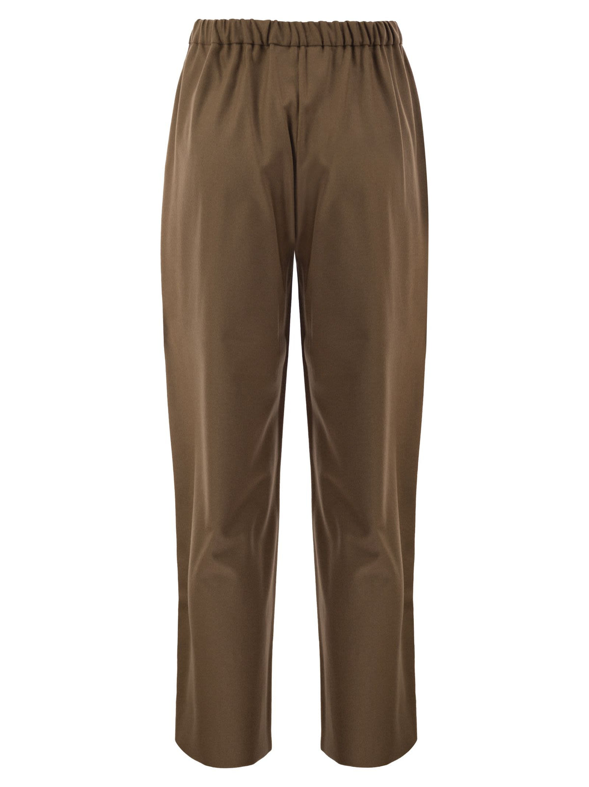 S Max Mara Women Smmfloria - Virgin Wool Stretch Trousers With Drawstring Waist S MAX MARA