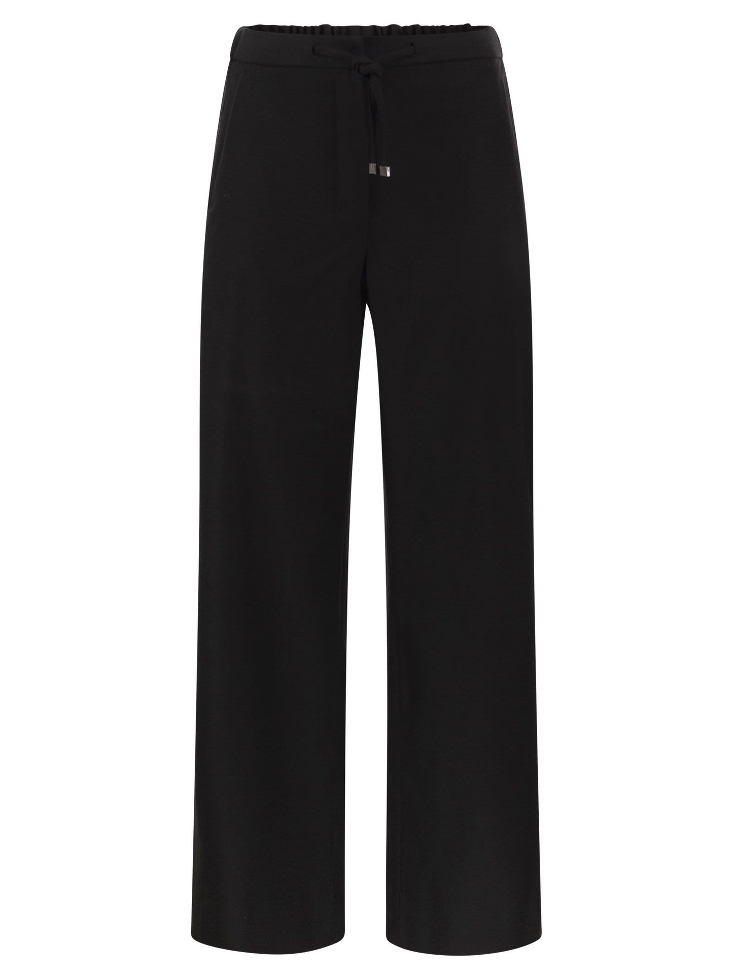 S Max Mara Women Smmfloria - Virgin Wool Stretch Trousers With Drawstring Waist S MAX MARA