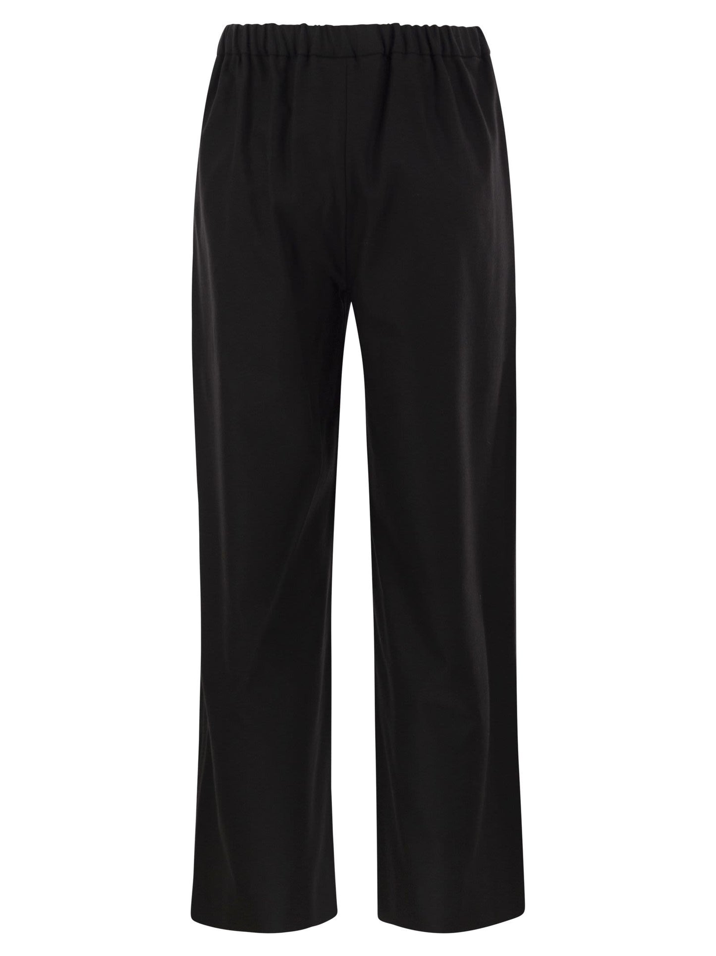 S Max Mara Women Smmfloria - Virgin Wool Stretch Trousers With Drawstring Waist S MAX MARA