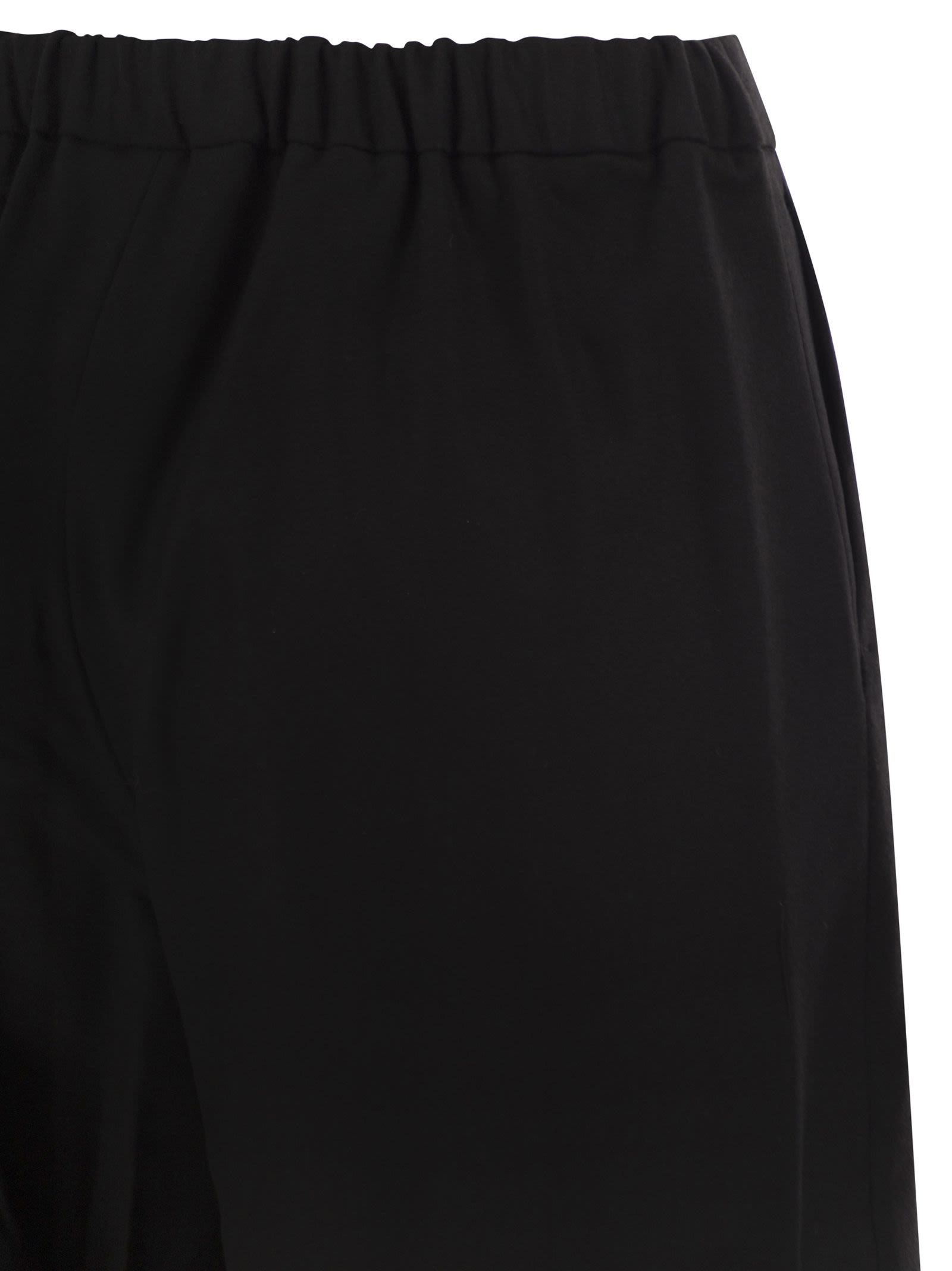 S Max Mara Women Smmfloria - Virgin Wool Stretch Trousers With Drawstring Waist S MAX MARA
