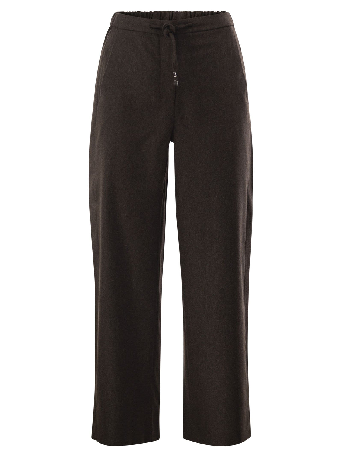 S Max Mara Women Smmfloria - Virgin Wool Stretch Trousers With Drawstring Waist S MAX MARA