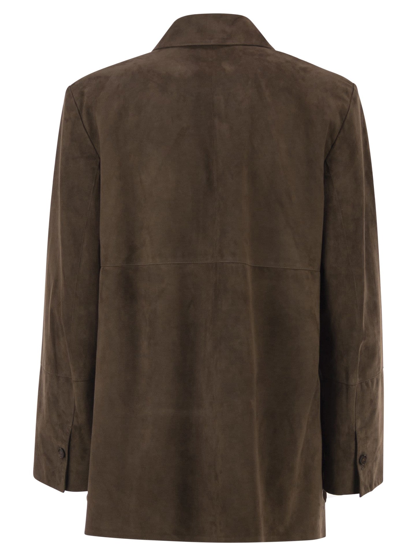 S Max Mara Women Smmgocce - Suede Shirt With Silk Lining S MAX MARA