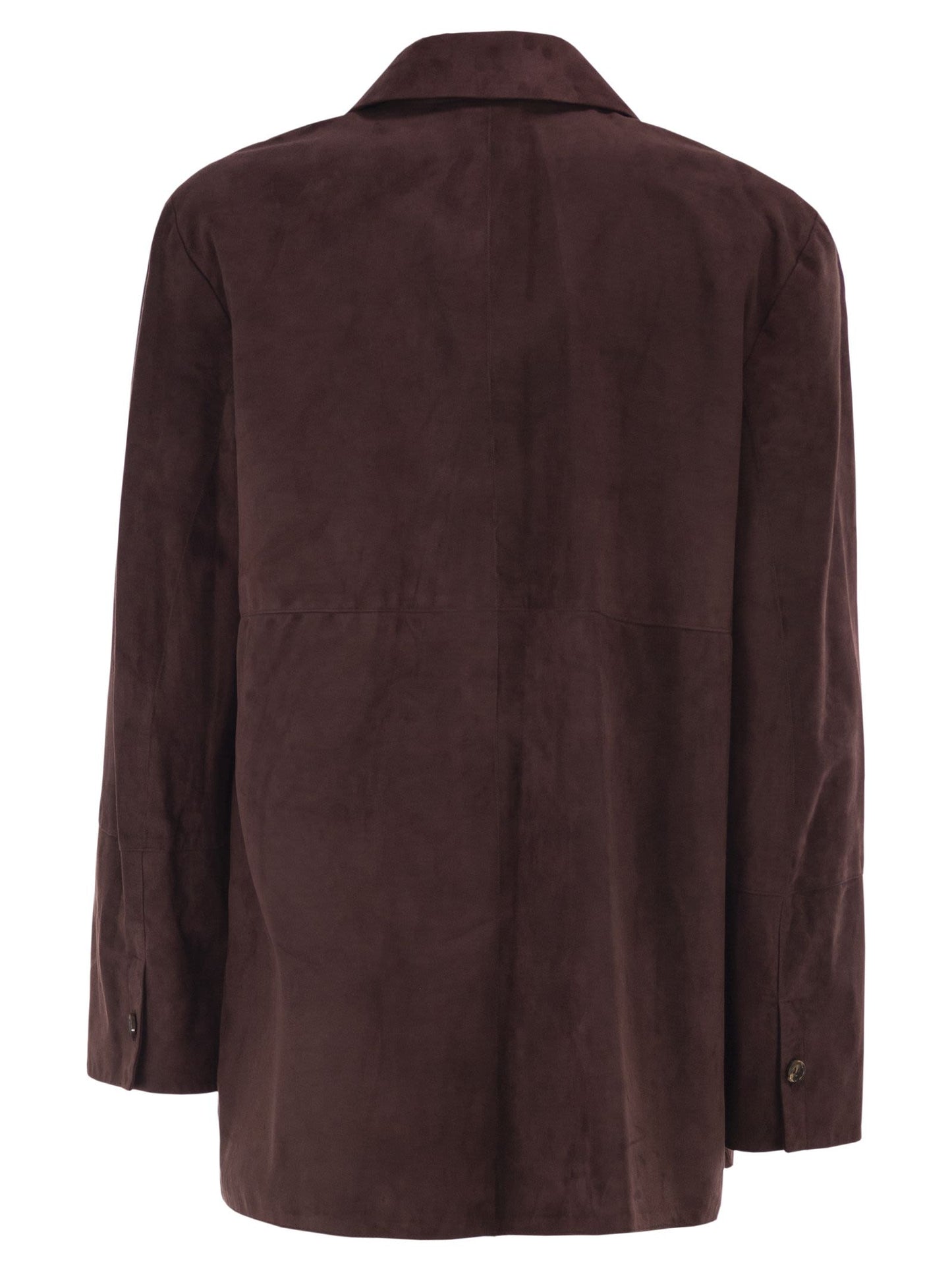 S Max Mara Women Smmgocce - Suede Shirt With Silk Lining S MAX MARA