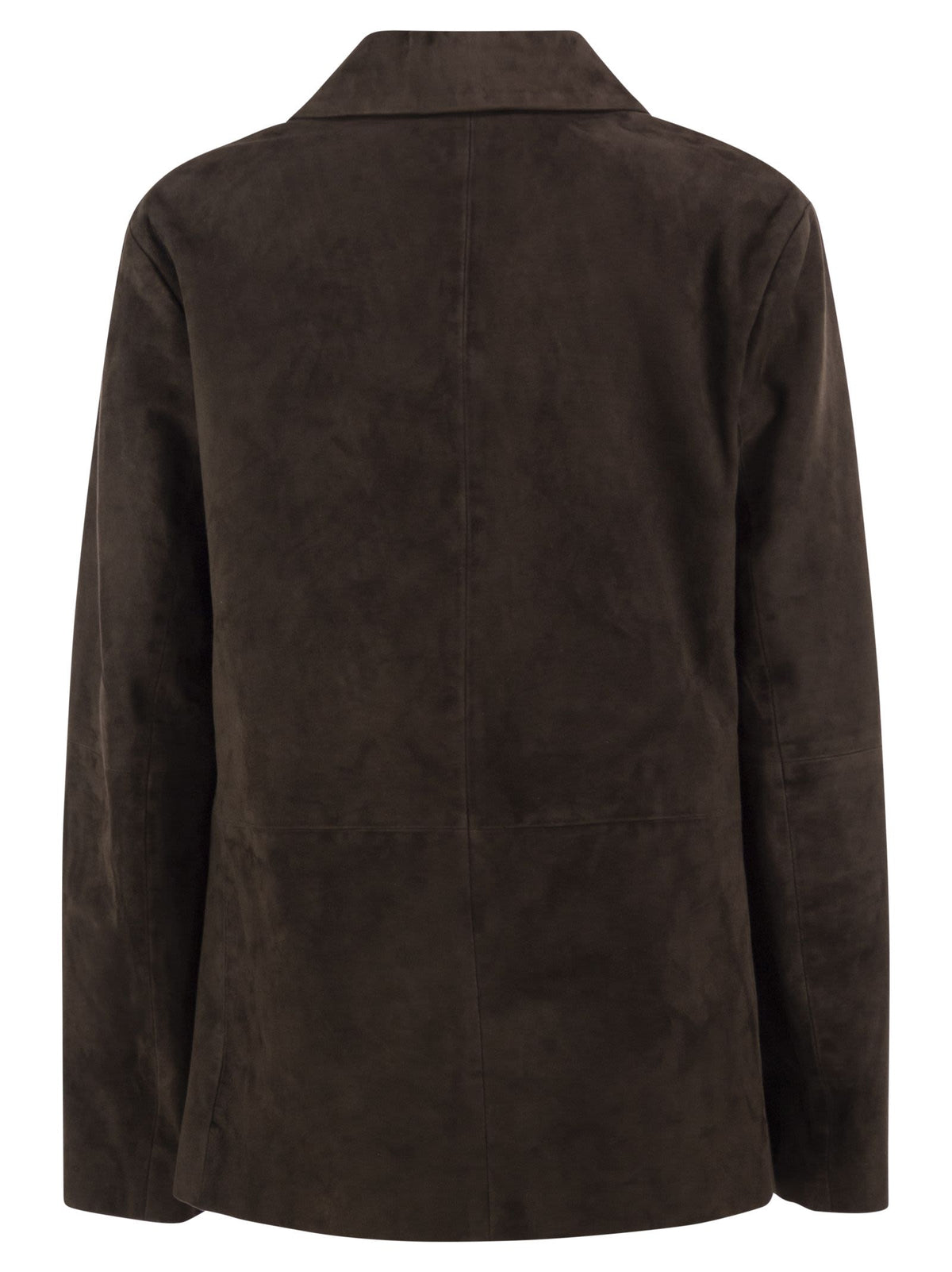 S Max Mara Women Smmancora - Single-Breasted Suede Jacket S MAX MARA