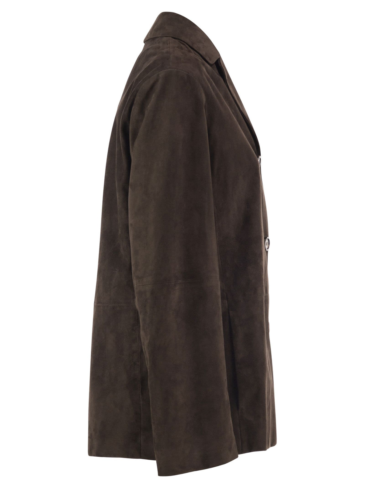 S Max Mara Women Smmancora - Single-Breasted Suede Jacket S MAX MARA