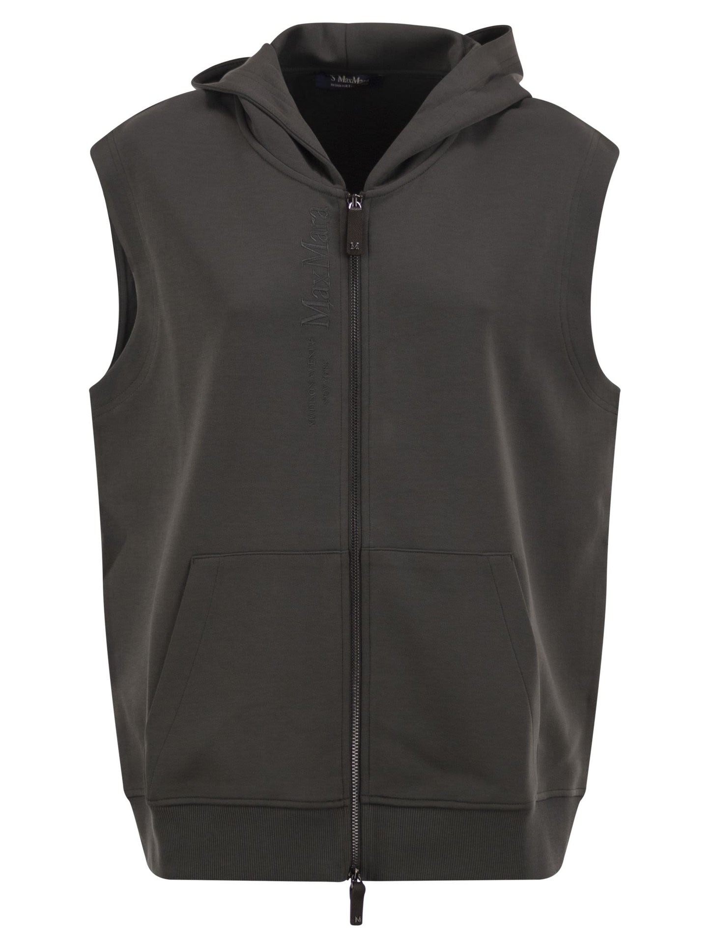 S Max Mara Women Smmballo - Hooded Cotton-Blend Jersey Gilet S MAX MARA