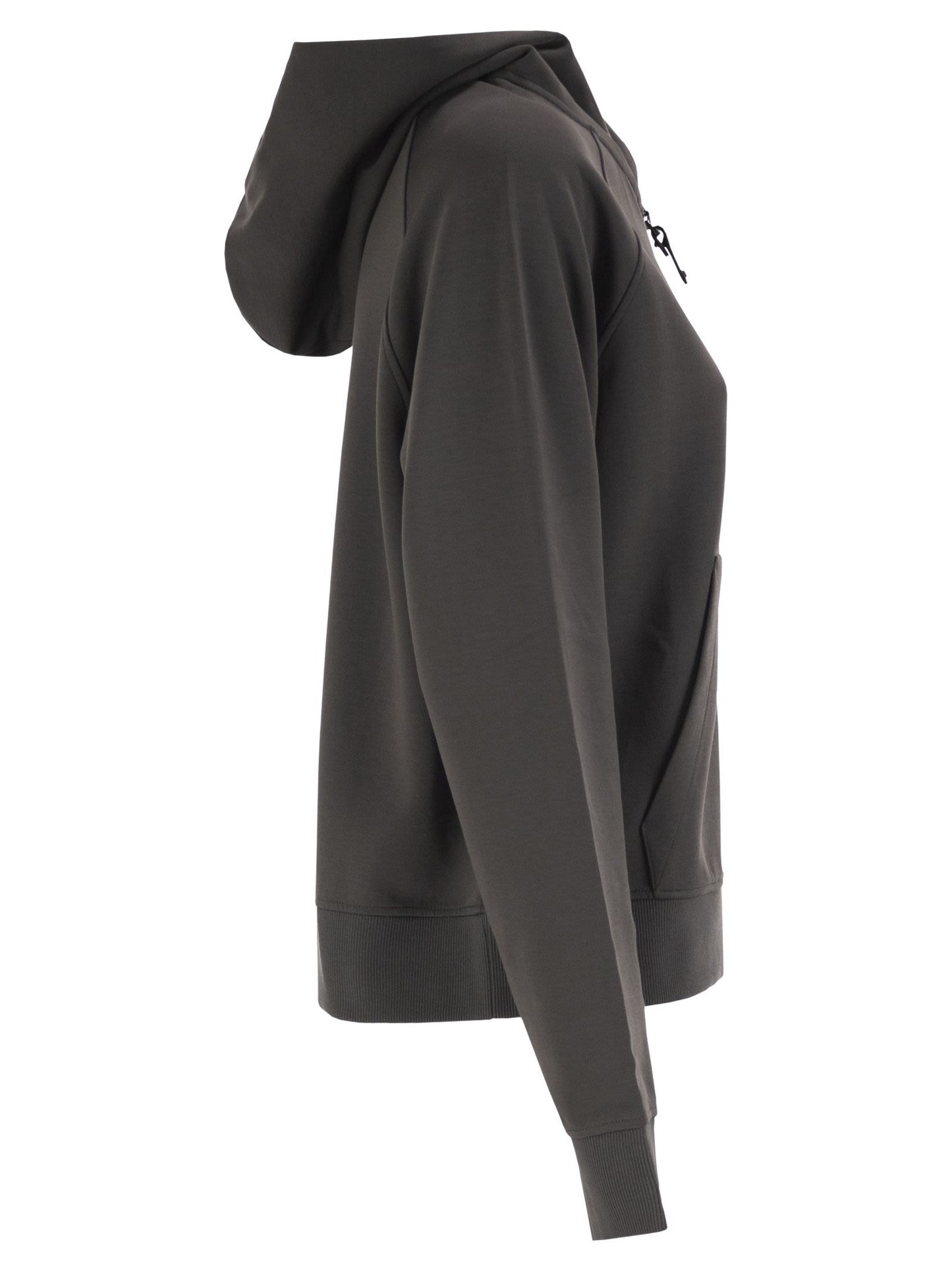 S Max Mara Women Smmmarea - Hooded Zip-Up Jersey Sweatshirt S MAX MARA