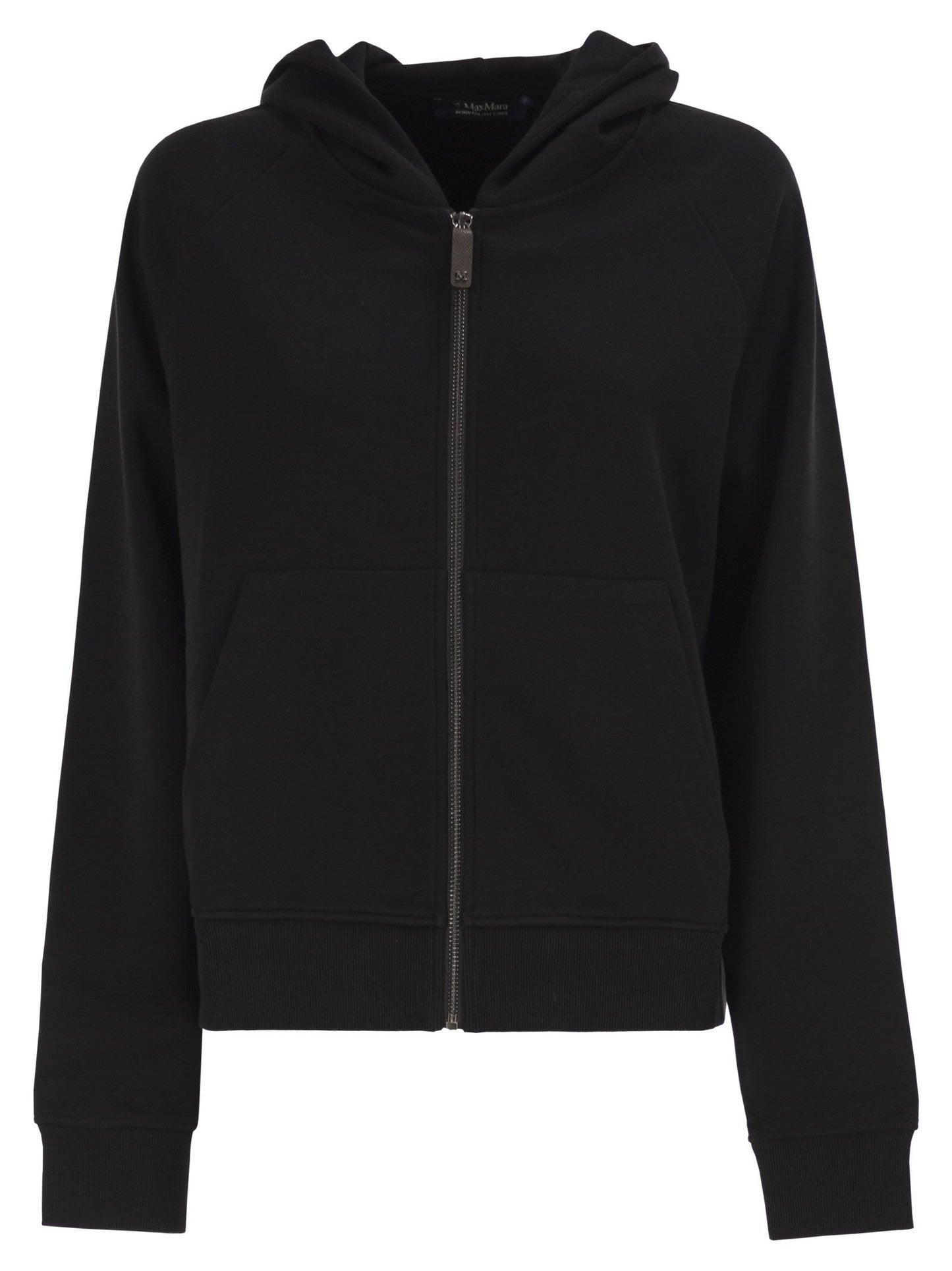S Max Mara Women Smmmarea - Hooded Zip-Up Jersey Sweatshirt S MAX MARA