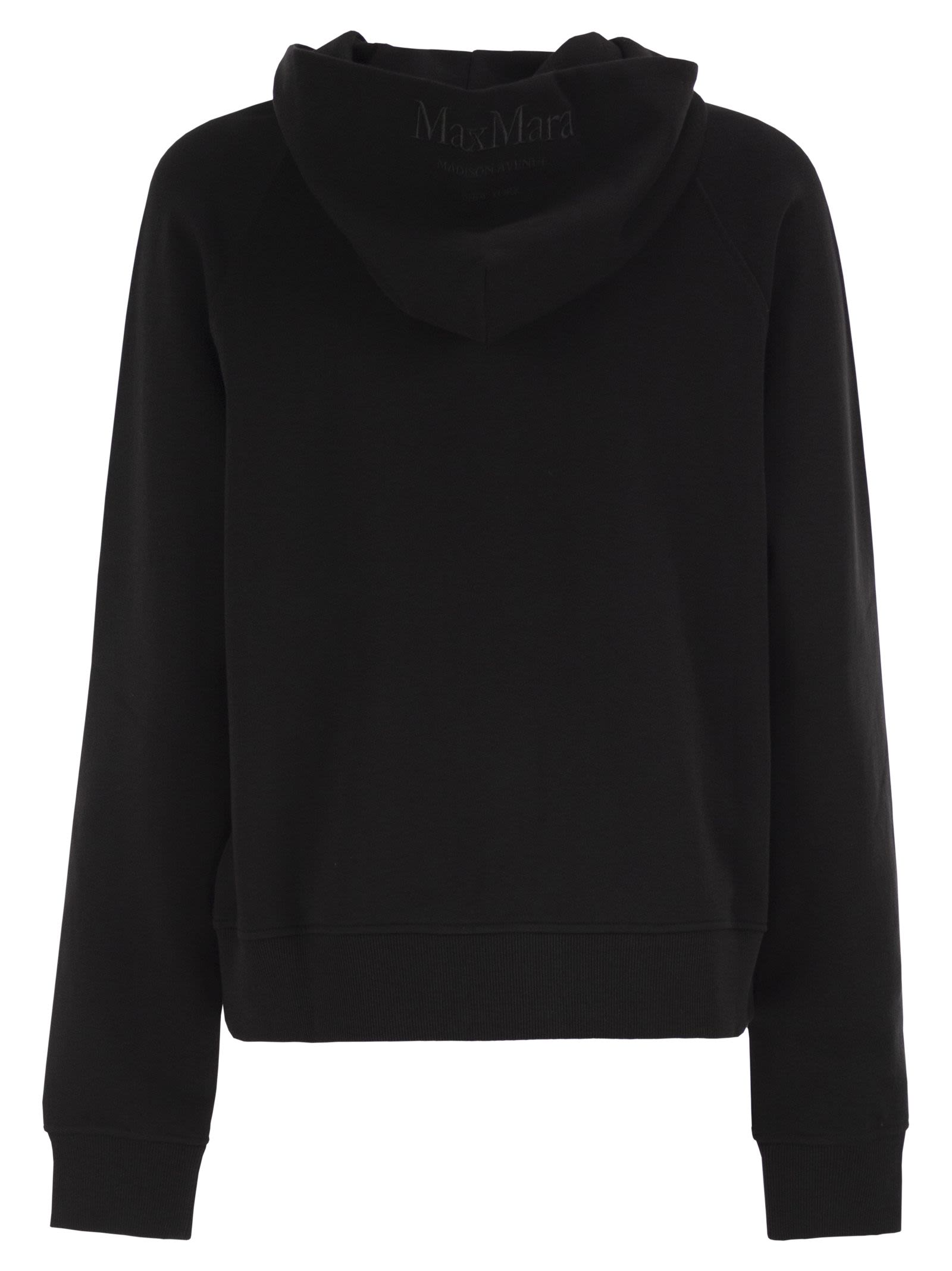 S Max Mara Women Smmmarea - Hooded Zip-Up Jersey Sweatshirt S MAX MARA