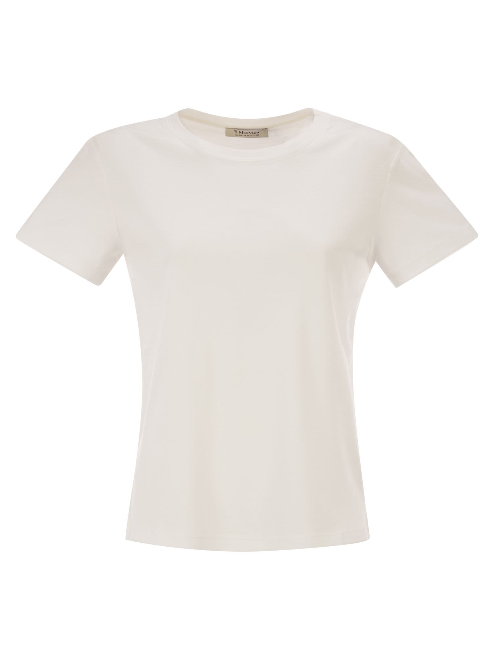 S Max Mara Women Smmsegale - Cotton And Modal Jersey T-Shirt S MAX MARA