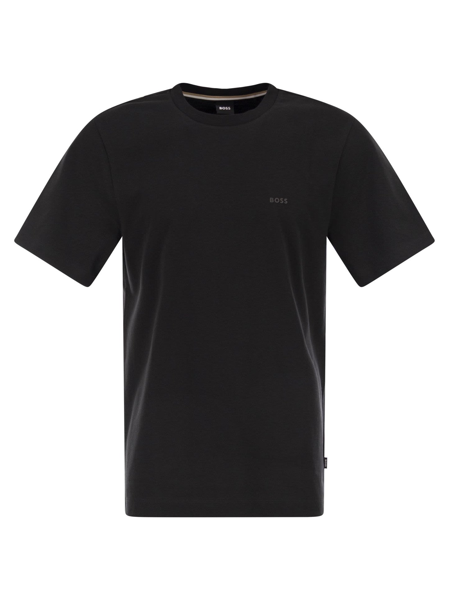 Boss Men Cotton Jersey T-Shirt With Logo BOSS