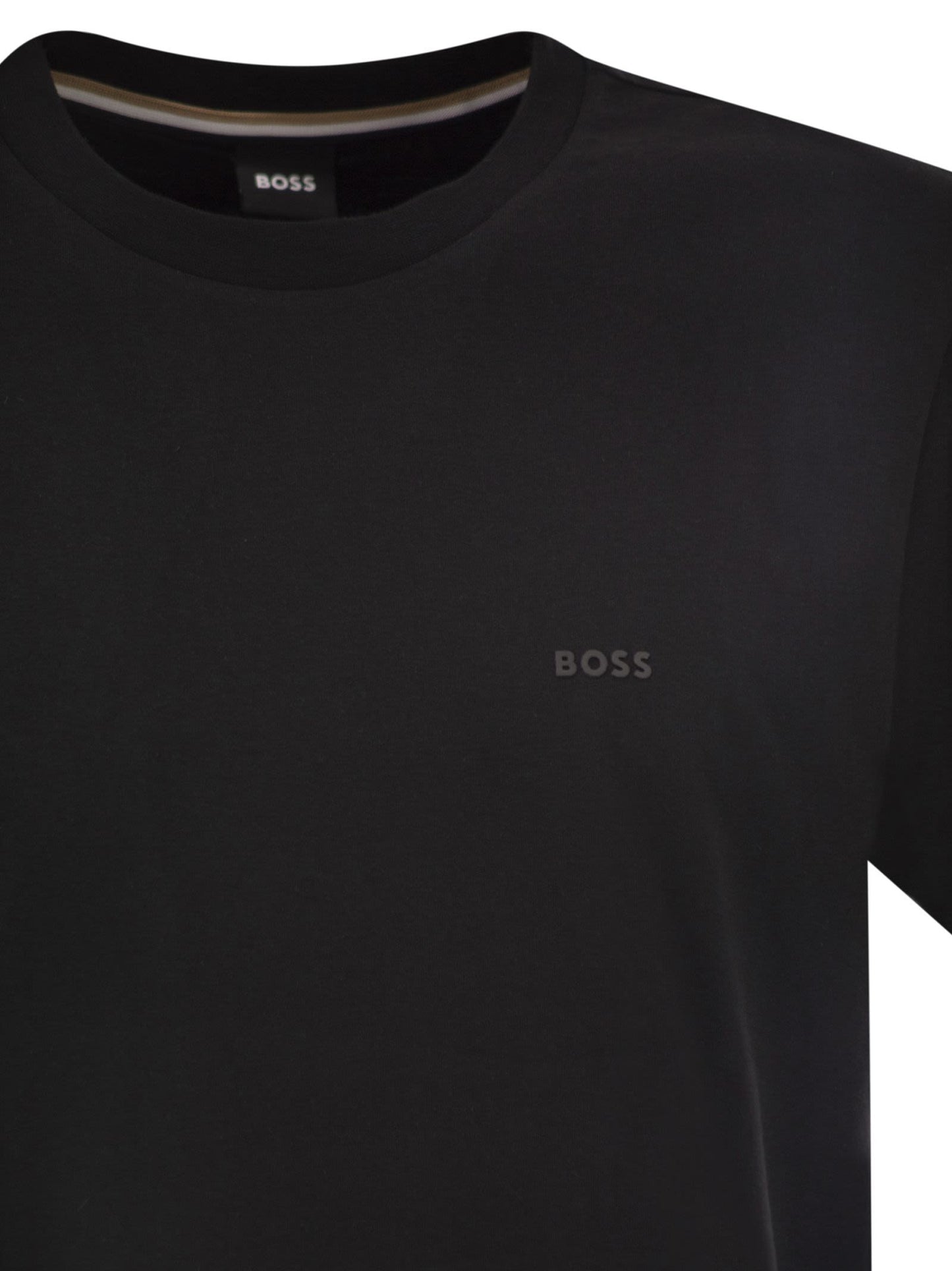 Boss Men Cotton Jersey T-Shirt With Logo BOSS