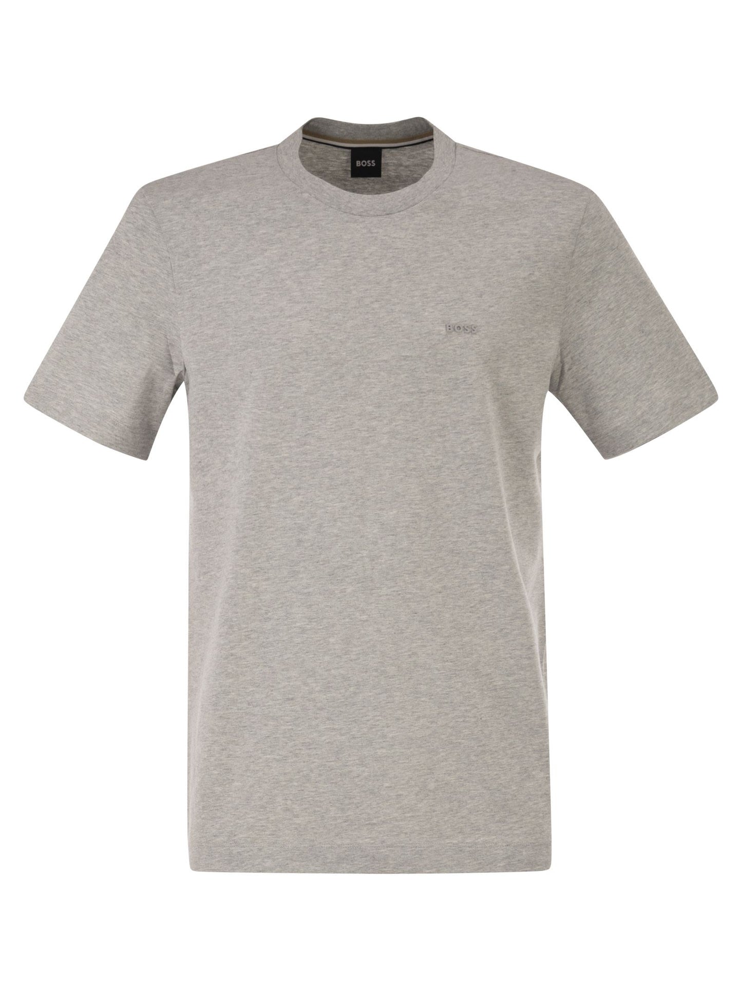 Boss Men Cotton Jersey T-Shirt With Logo BOSS