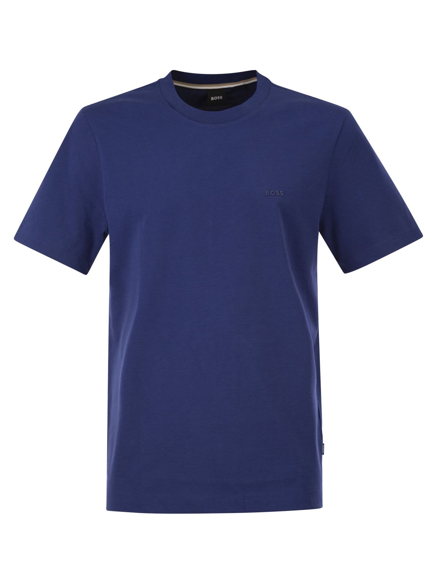 Boss Men Cotton Jersey T-Shirt With Logo BOSS