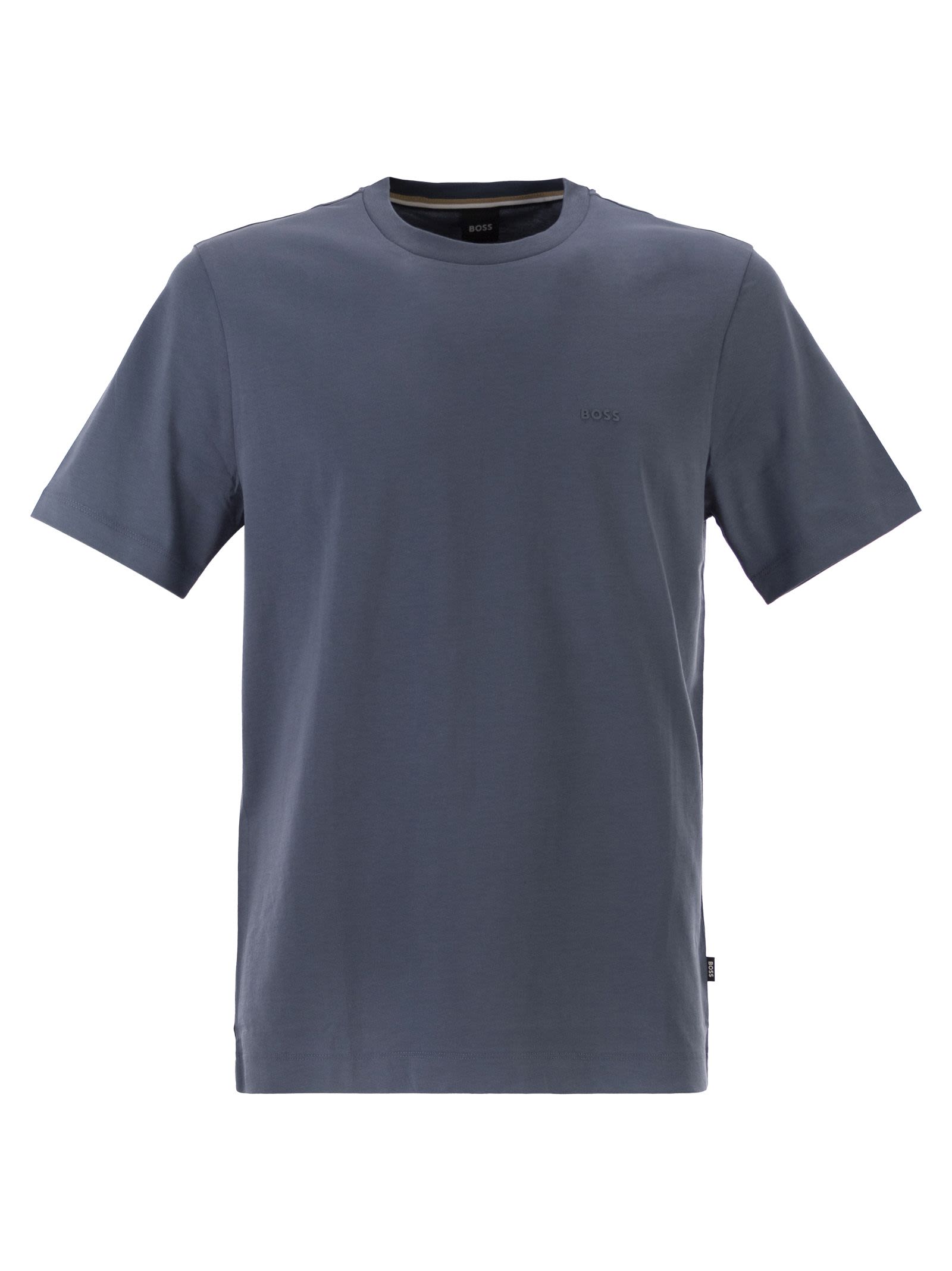 Boss Men Cotton Jersey T-Shirt With Logo BOSS