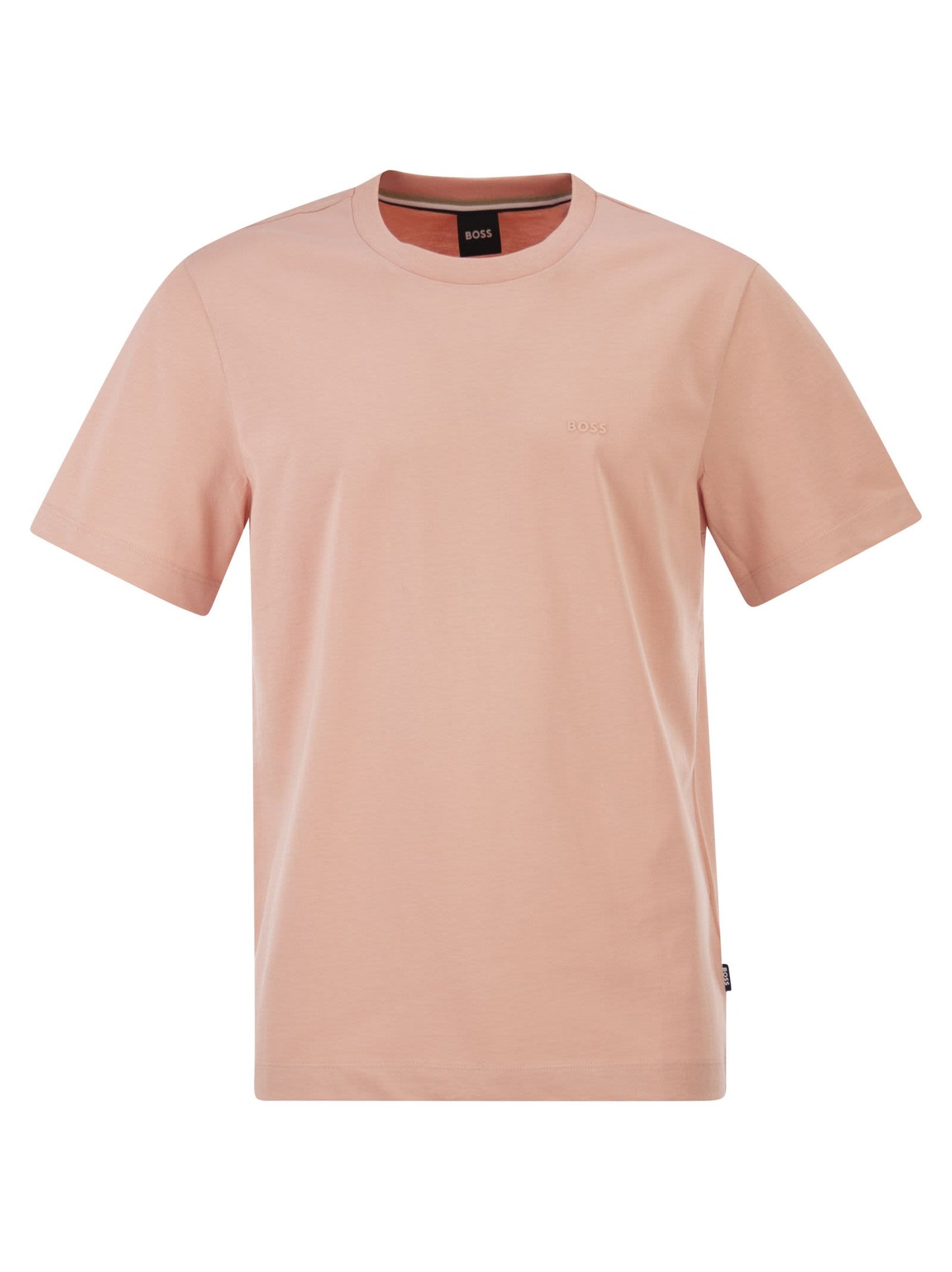Boss Men Cotton Jersey T-Shirt With Logo BOSS