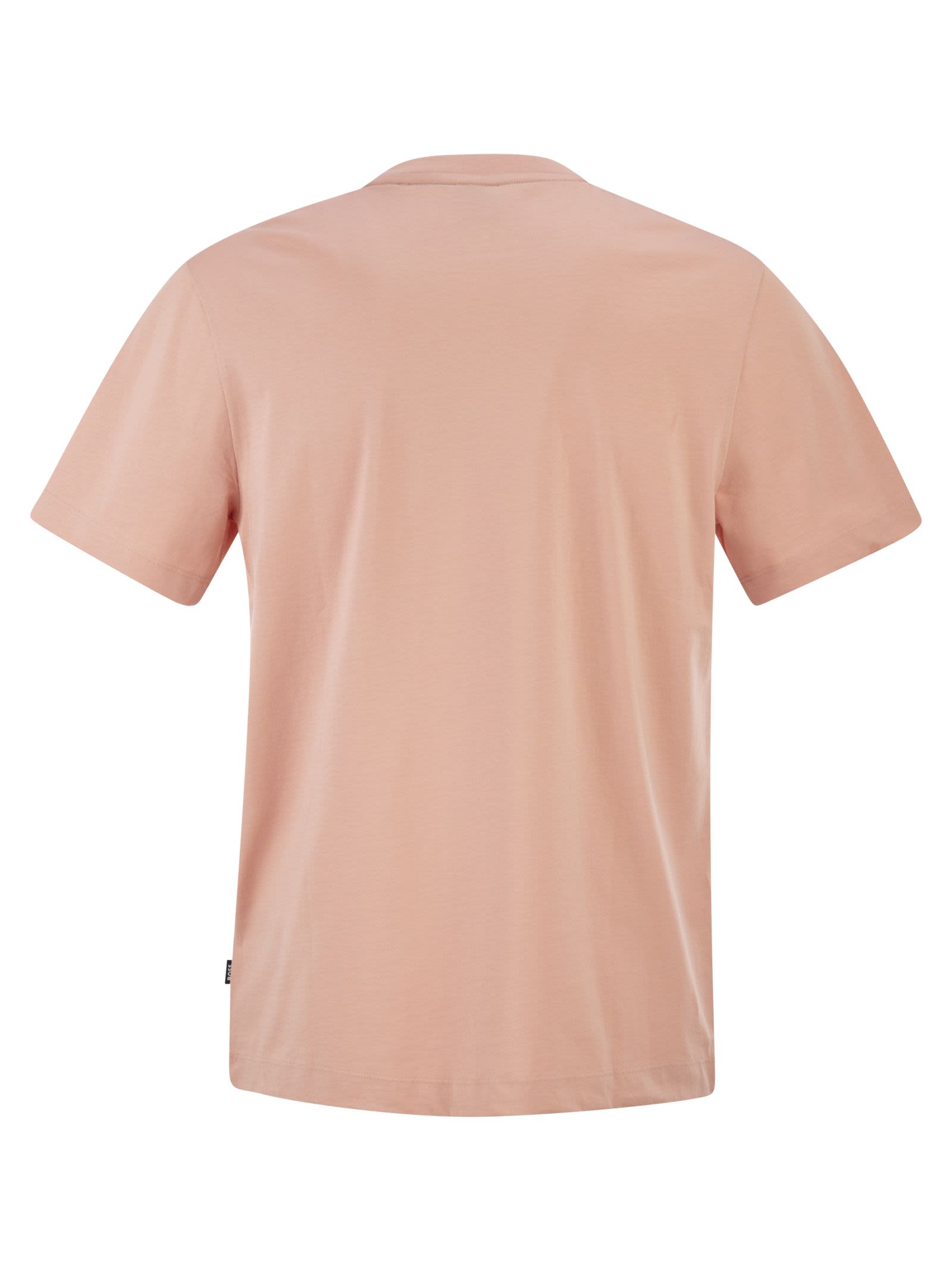 Boss Men Cotton Jersey T-Shirt With Logo BOSS