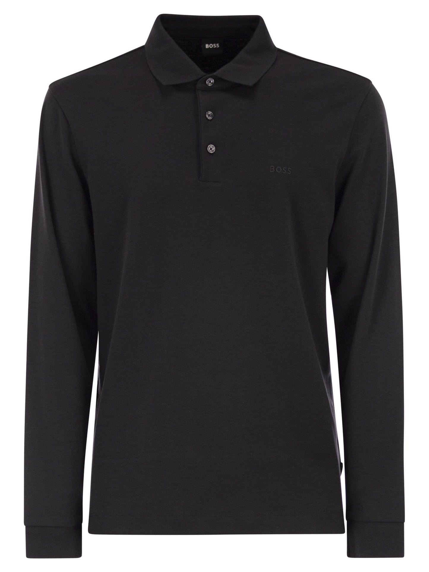 Boss Men Regular Fit Polo Shirt In Interlock Cotton BOSS