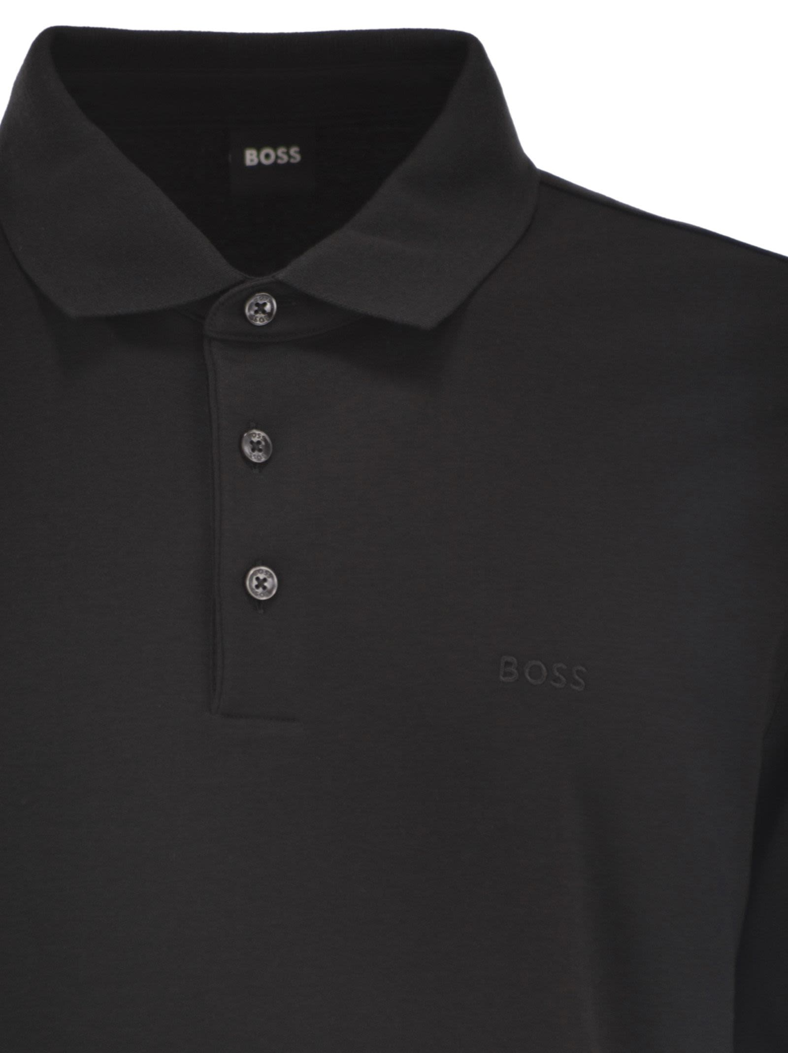 Boss Men Regular Fit Polo Shirt In Interlock Cotton BOSS