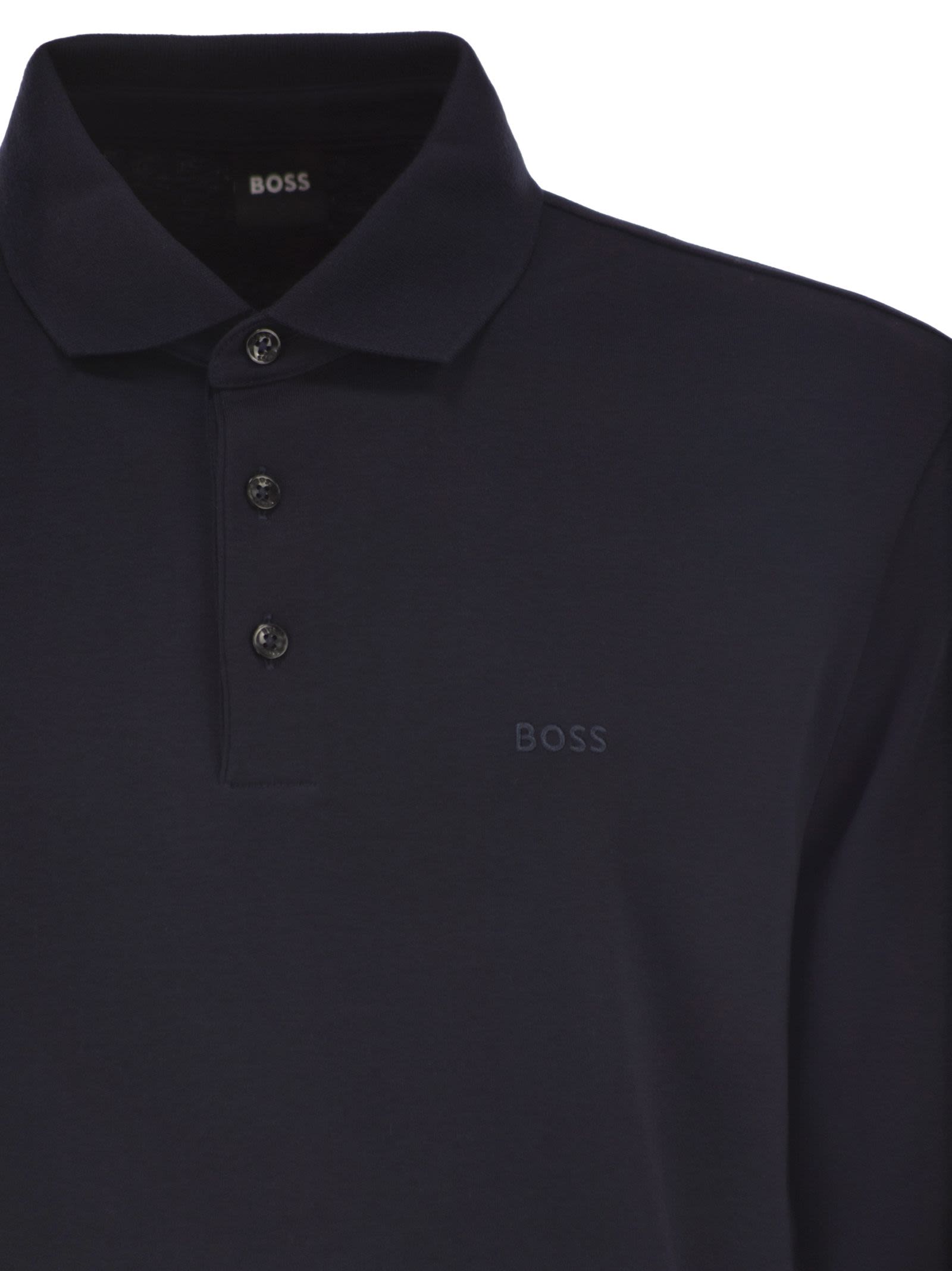 Boss Men Regular Fit Polo Shirt In Interlock Cotton BOSS