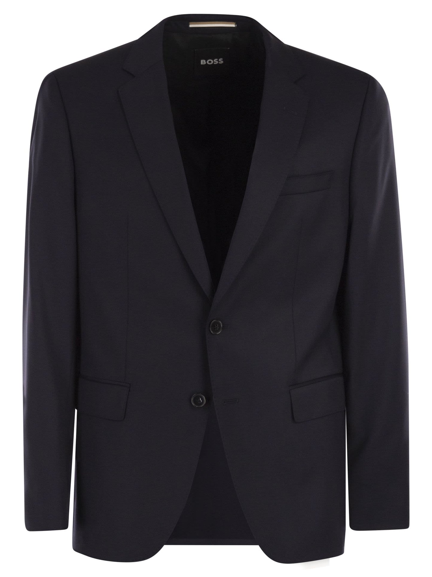 Boss Men Slim Fit Blazer In Virgin Wool Serge BOSS