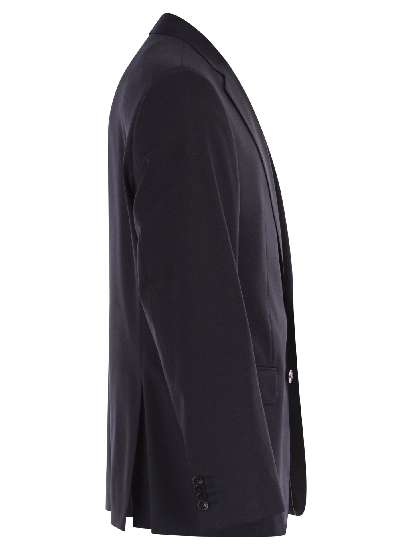 Boss Men Slim Fit Blazer In Virgin Wool Serge BOSS