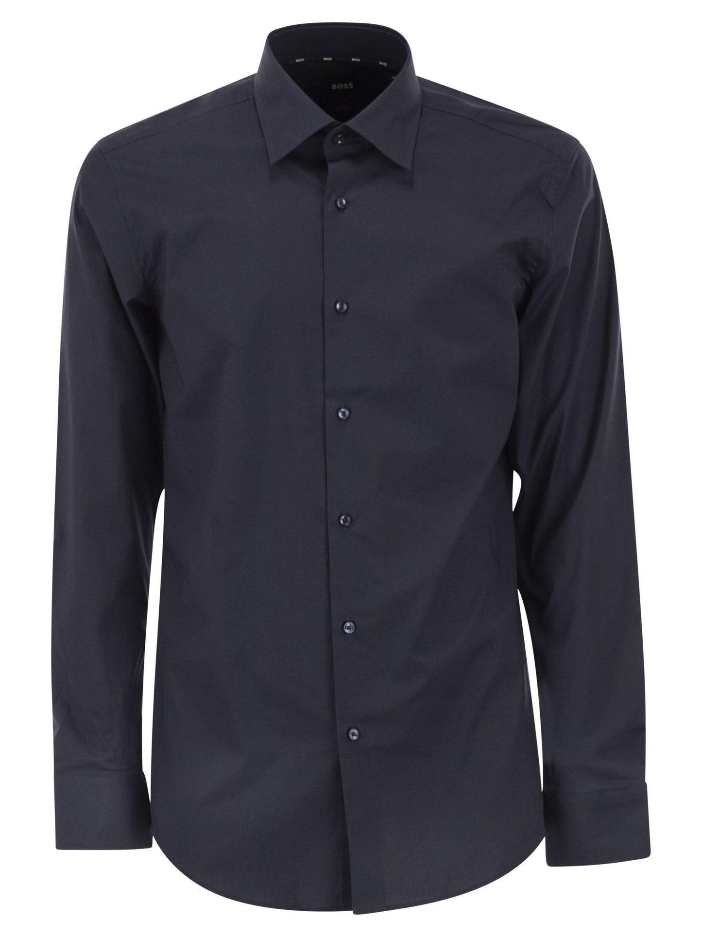 Boss Men Slim Fit Shirt In Easy-Iron Stretch Cotton Poplin BOSS