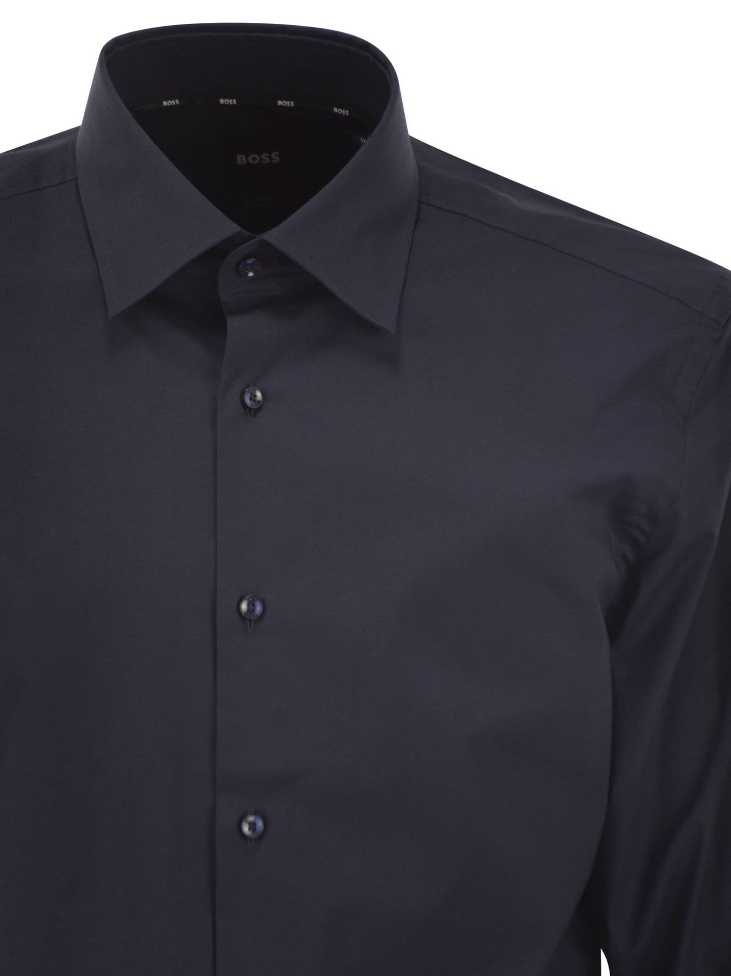 Boss Men Slim Fit Shirt In Easy-Iron Stretch Cotton Poplin BOSS