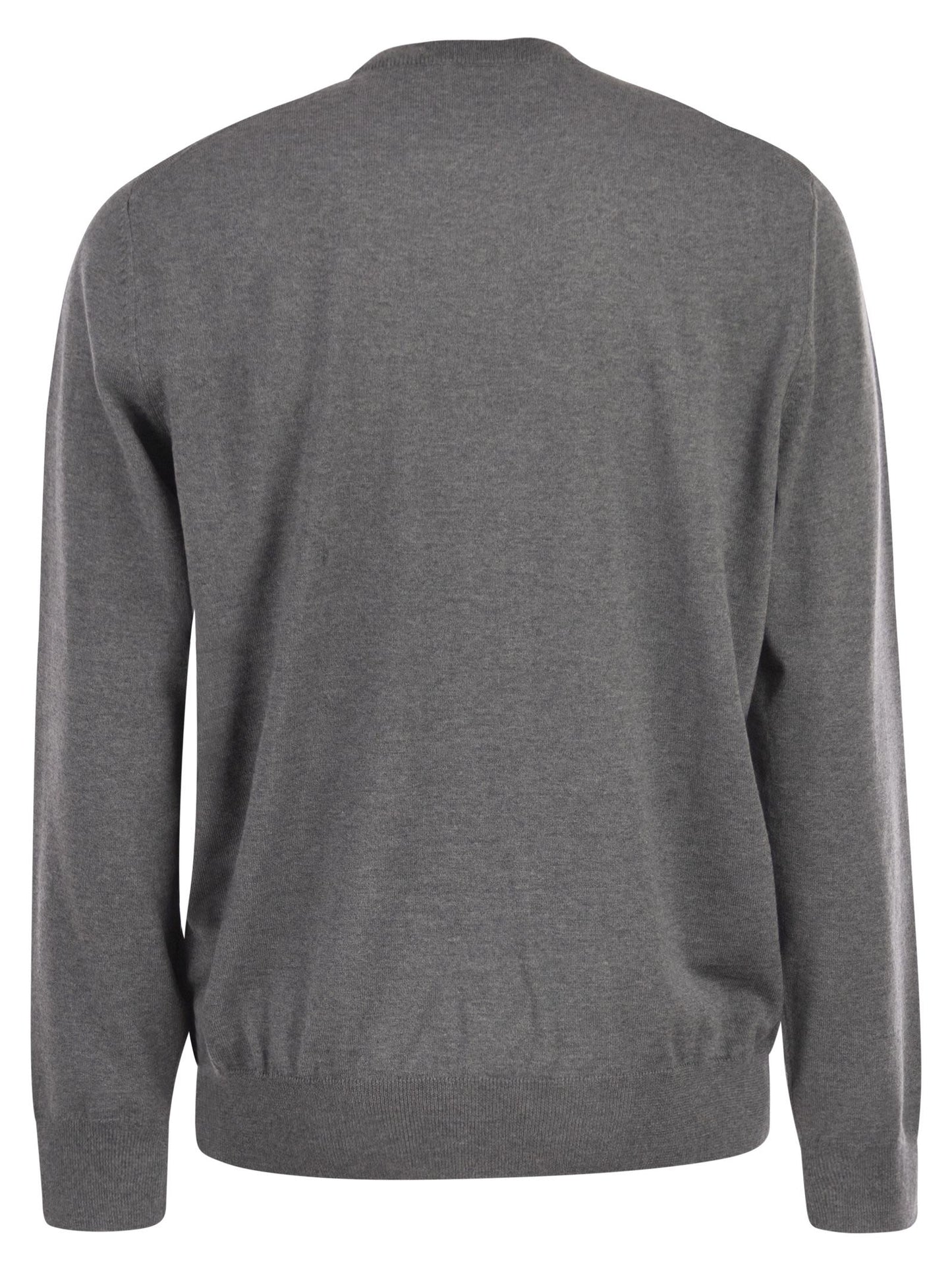 Boss Men Regular Fit Virgin Wool Jumper With Embroidered Logo BOSS