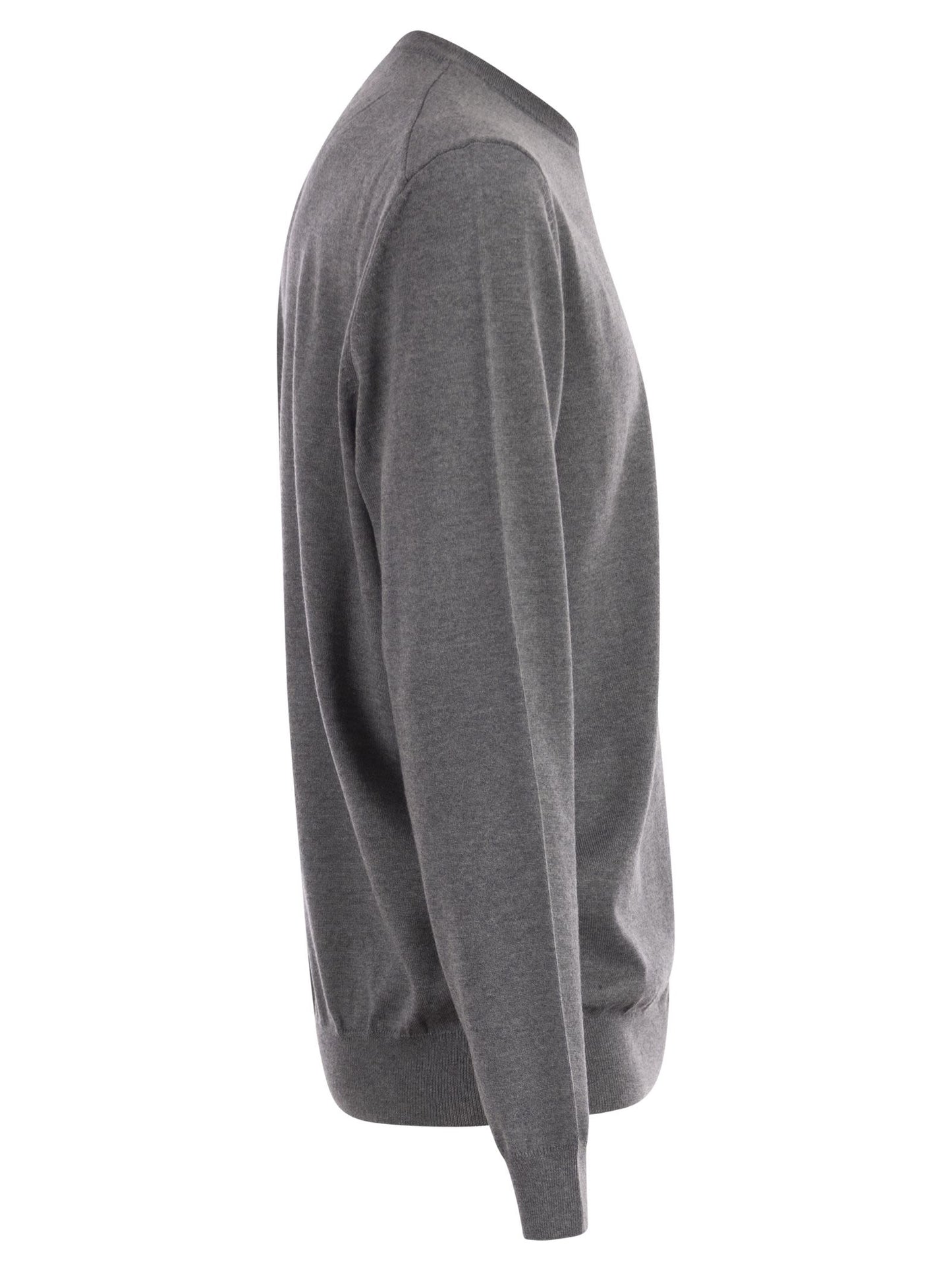 Boss Men Regular Fit Virgin Wool Jumper With Embroidered Logo BOSS