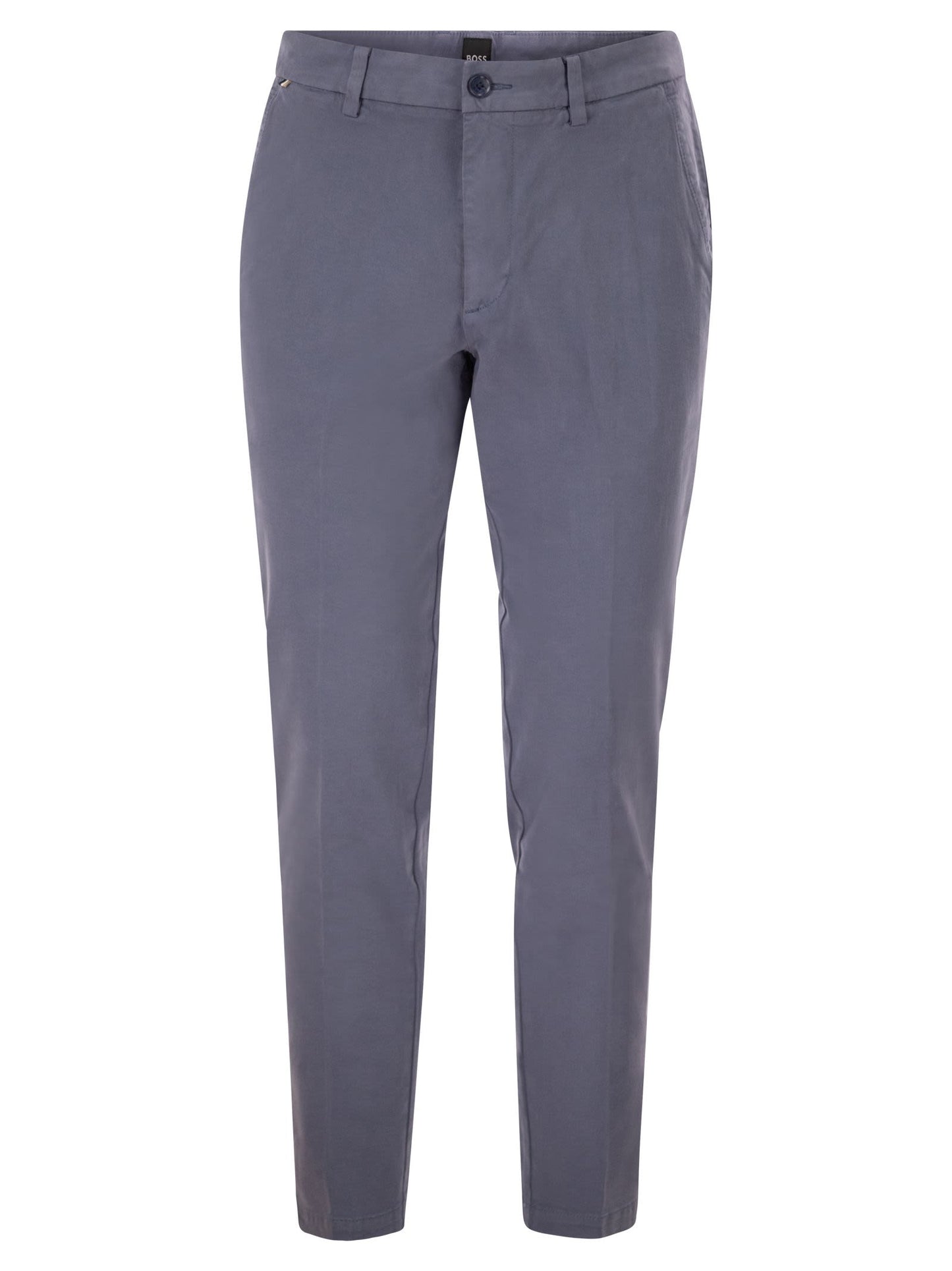 Boss Men Slim Fit Stretch Cotton Chino Trousers BOSS
