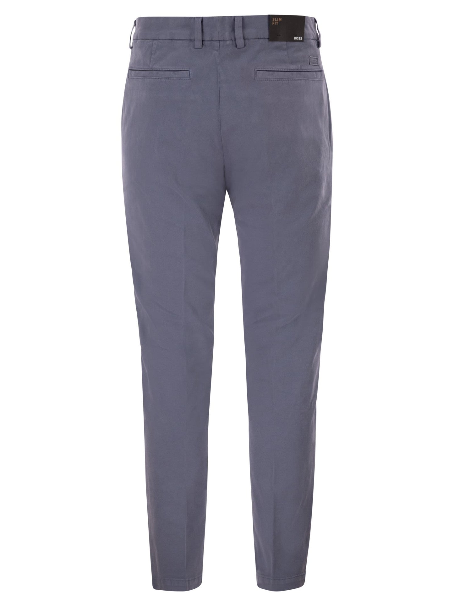 Boss Men Slim Fit Stretch Cotton Chino Trousers BOSS