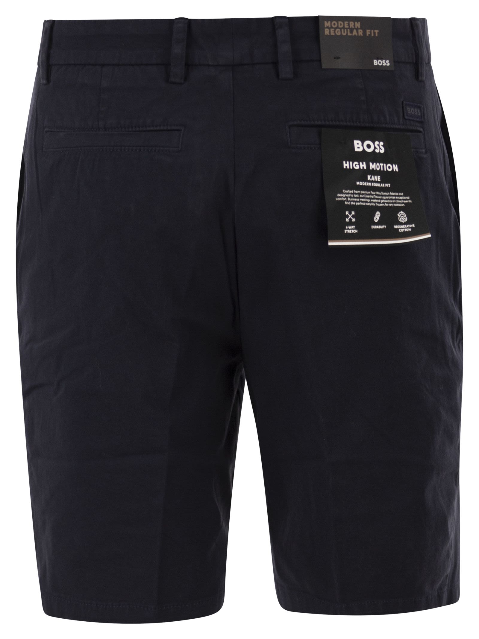 Boss Men Stretch Cotton Chino Shorts In Modern Regular Fit BOSS