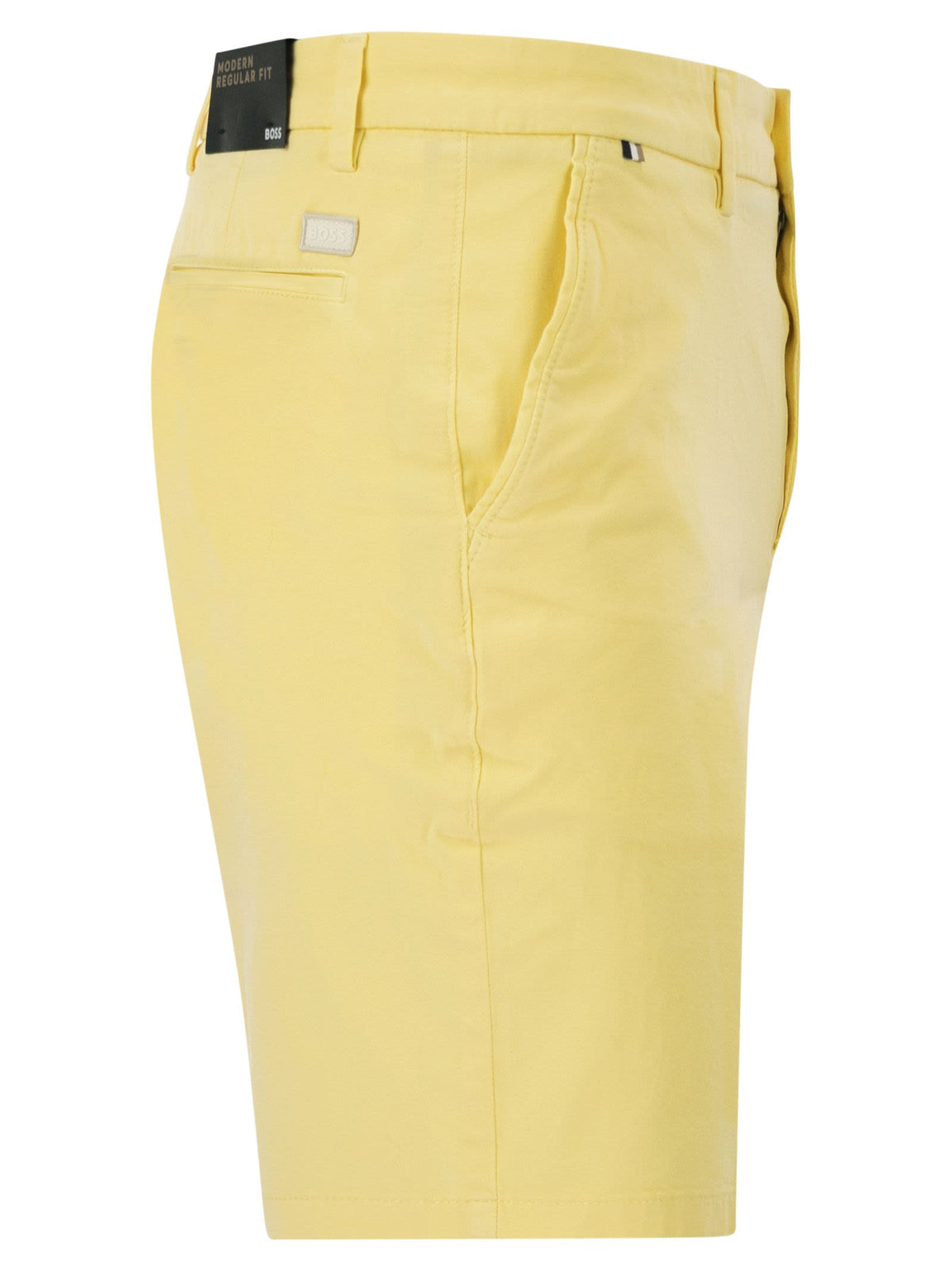 Boss Men Stretch Cotton Chino Shorts In Modern Regular Fit