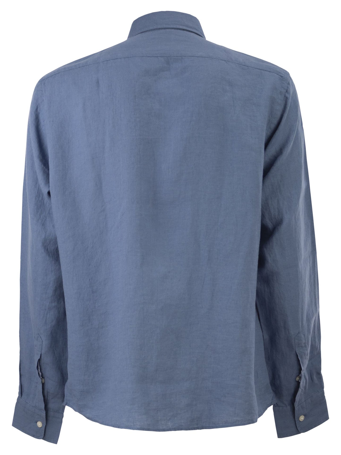Boss Men Pure Linen Regular Fit Shirt With Button-Down Collar BOSS