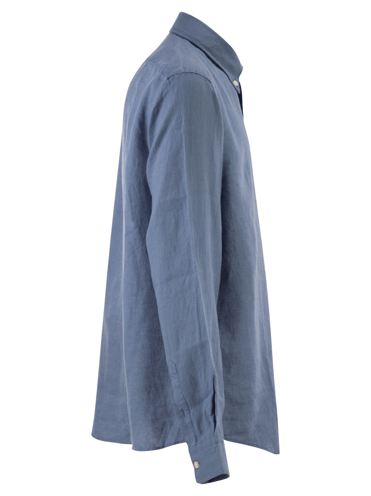 Boss Men Pure Linen Regular Fit Shirt With Button-Down Collar BOSS