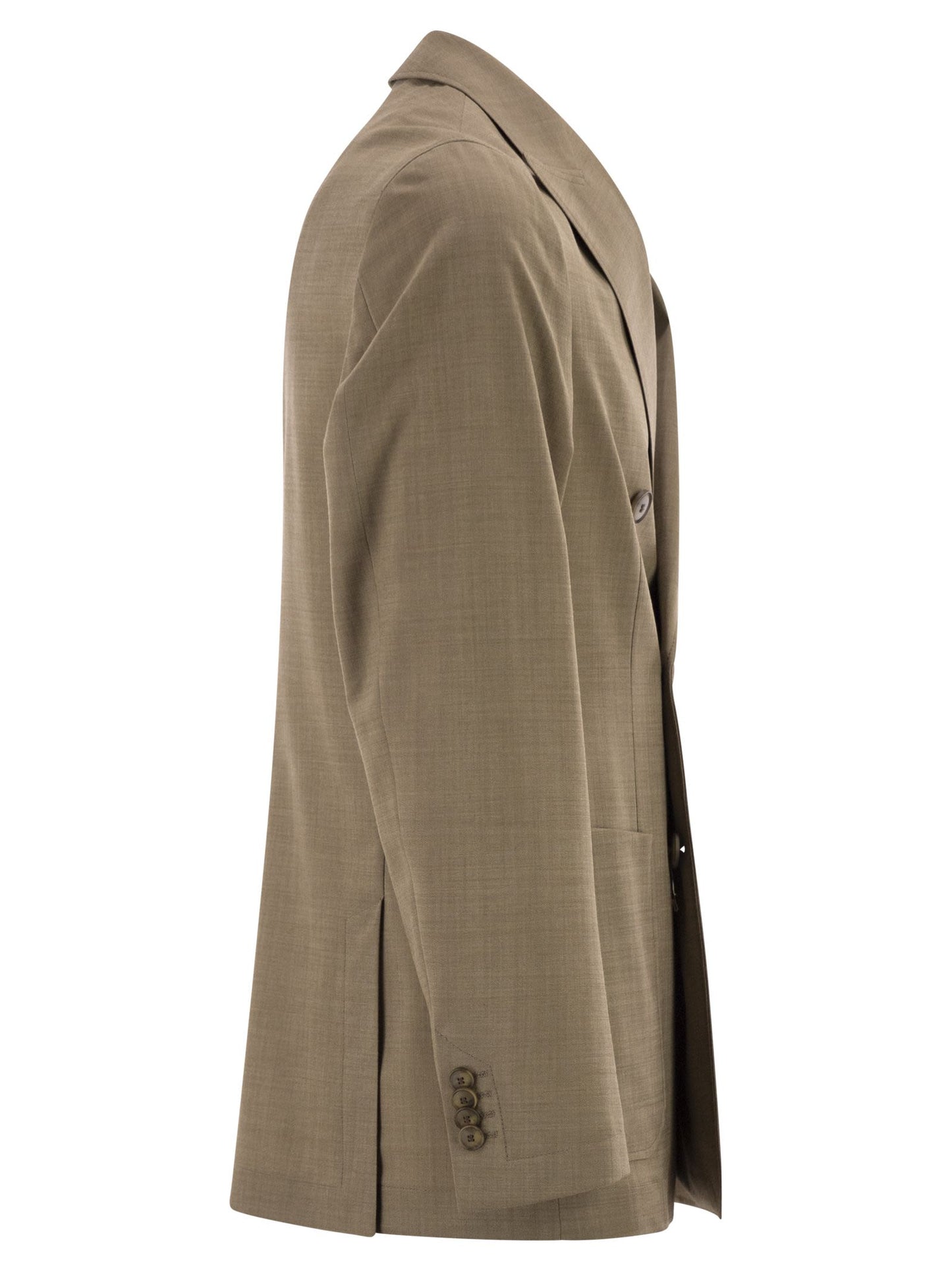 Boss Men Double-Breasted Blazer In Virgin Wool BOSS