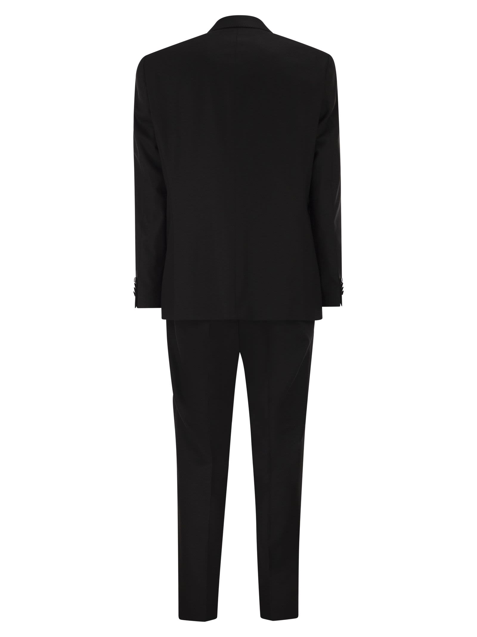 Boss Men Regular Fit Suit In Wool And Elastane Blend BOSS