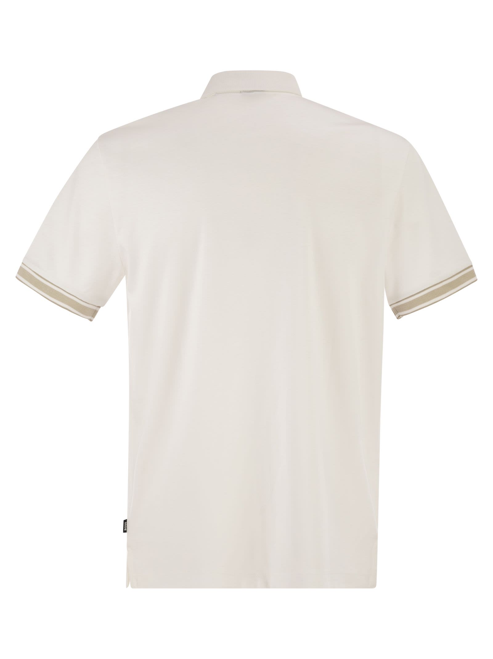 Boss Men Cotton Polo Shirt With Contrast Placket BOSS