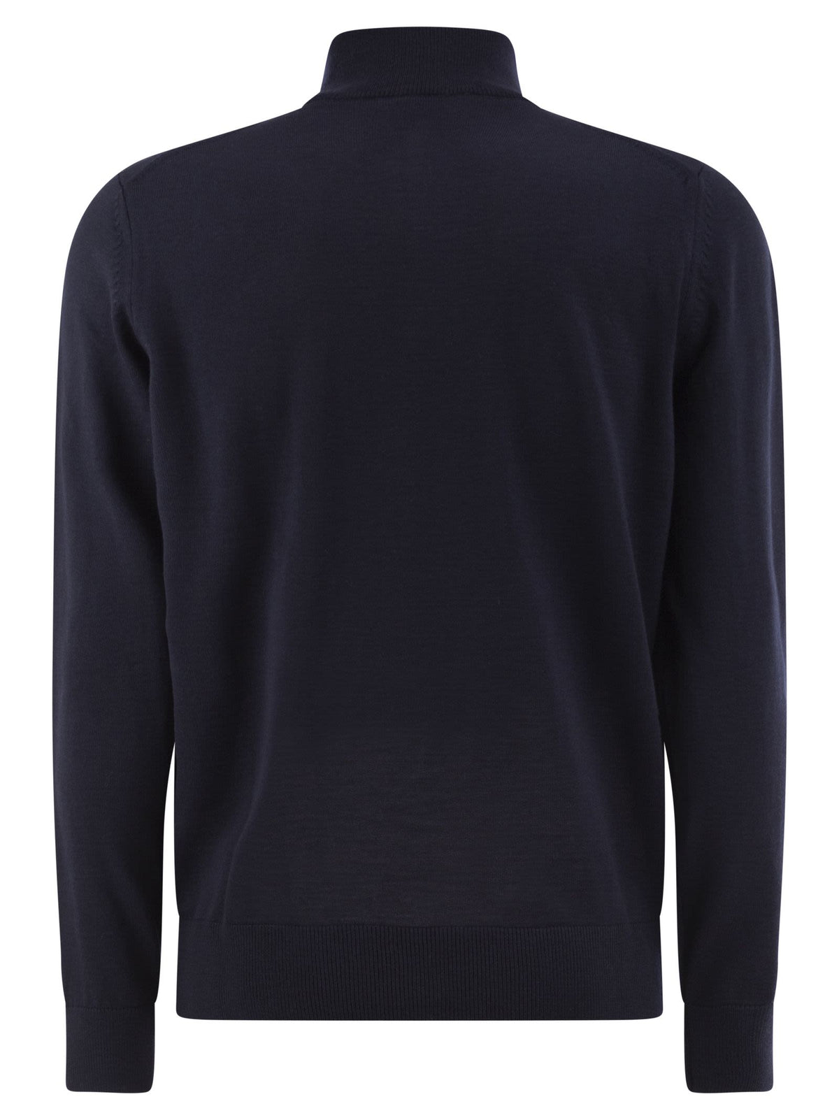 Boss Men Pure Virgin Wool Half-Zip Jumper BOSS