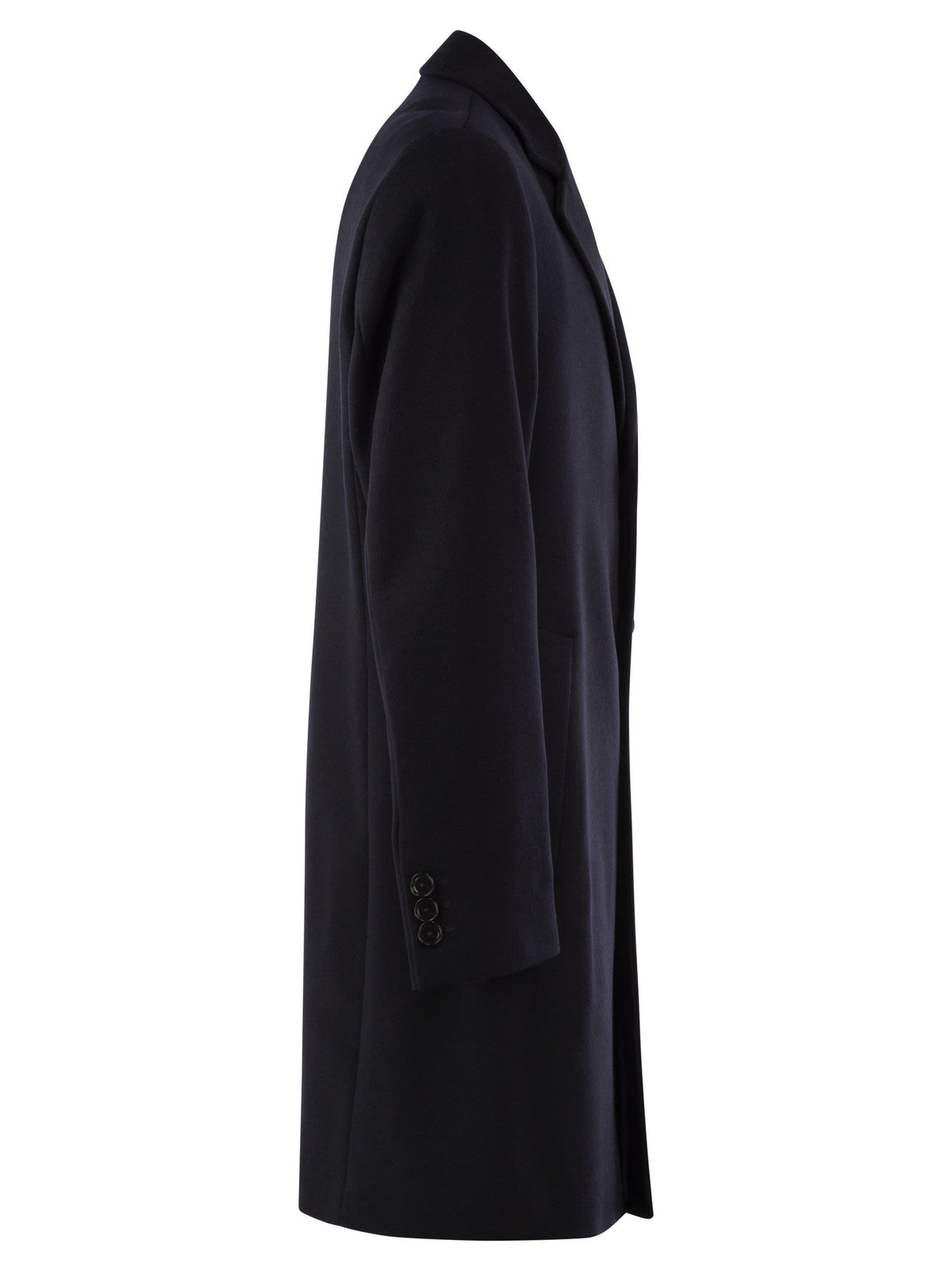 Boss Men Recycled Wool And Cashmere Coat BOSS