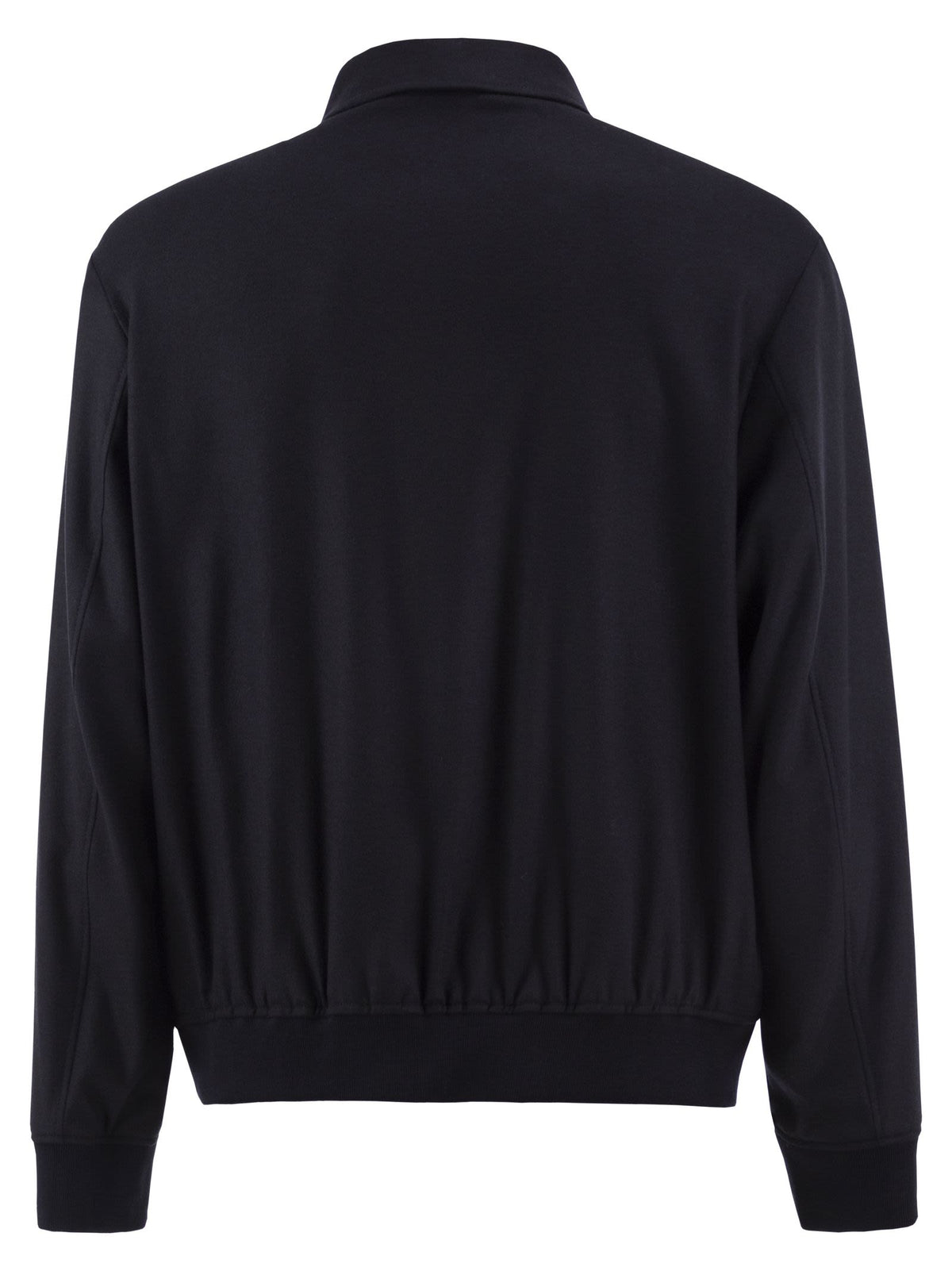 Boss Men Virgin Wool Blend Jacket With Zip BOSS